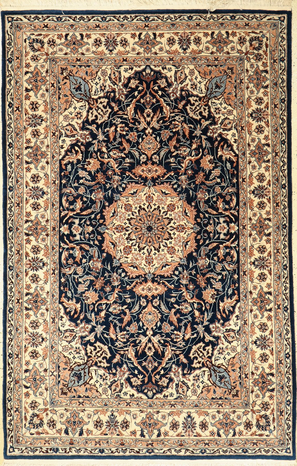 Esfahan fein, China, ca. 30 Jahre, Korkwolle, ca. 188 x 122 cm, EHZ: 2