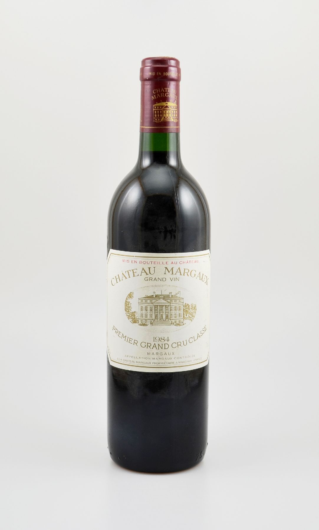 1 Flasche 1984 Chateau Margaux, Margaux, Premier Grand Cru Classe, ca. 75 cl, Füllstand: ca. into neck, sehr guter Erhaltungszustand, unverkostet, ...