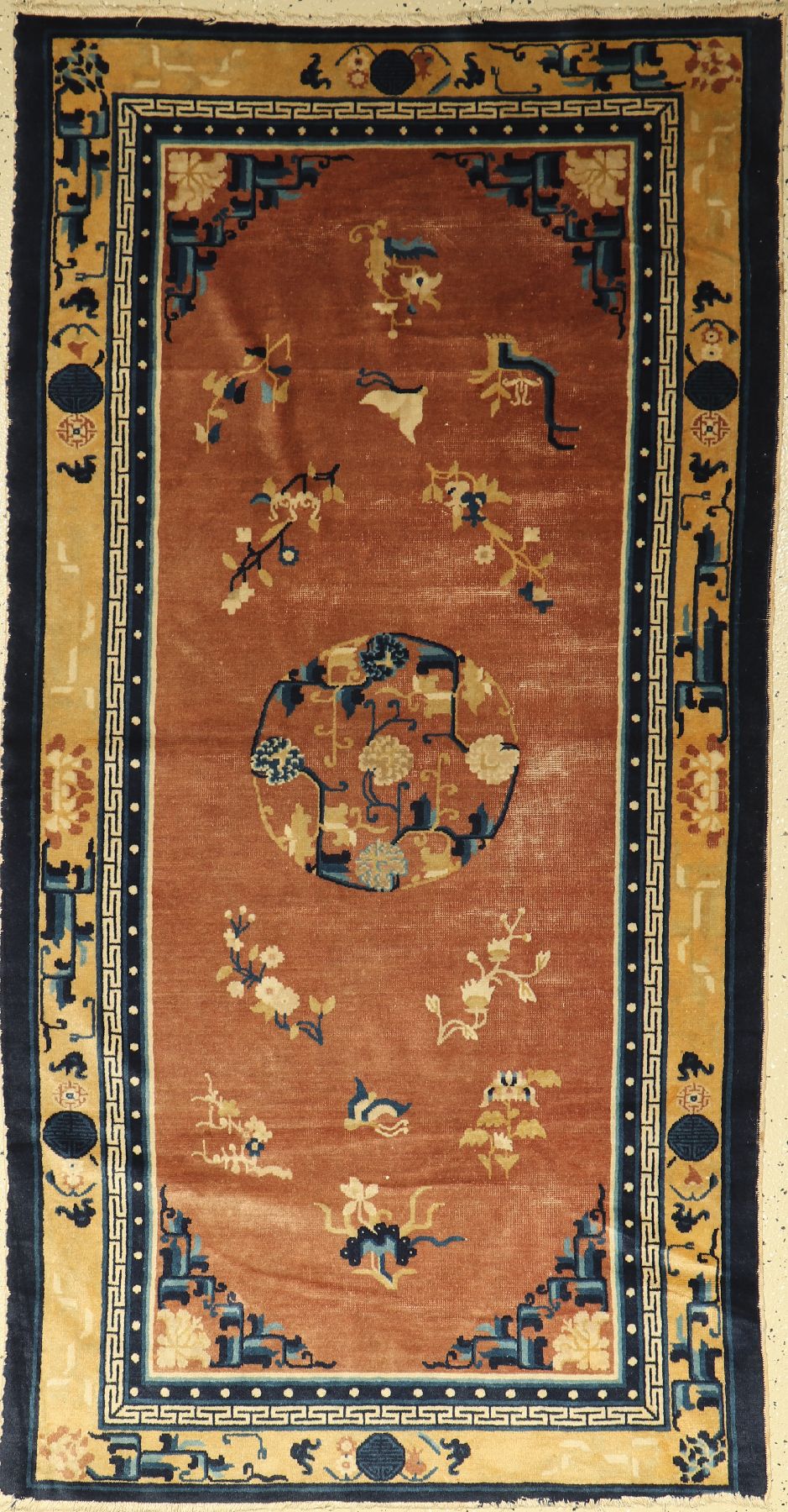 China alt, ca. 60 Jahre, Wolle auf Baumwolle, ca. 192 x 102 cm, EHZ: 4