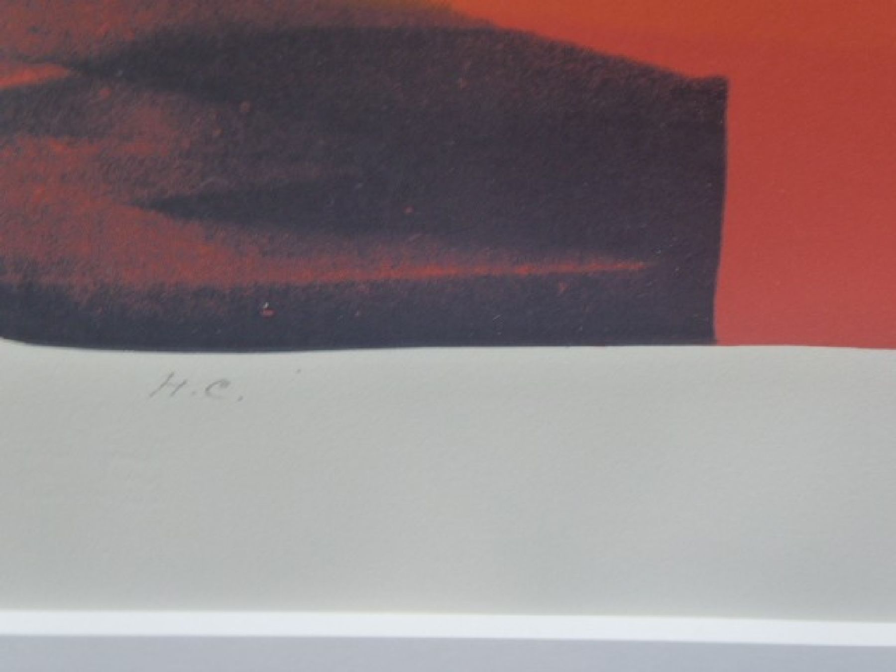 Detail b: Hans Hartung 1904 Leipzig-1989 Antibes, L-14B-1974, Farblithographie, handsigniert, betitelt, bez. H.C., ca. 74x85cm, PP, u.Gl., R. ca. 95x116cm