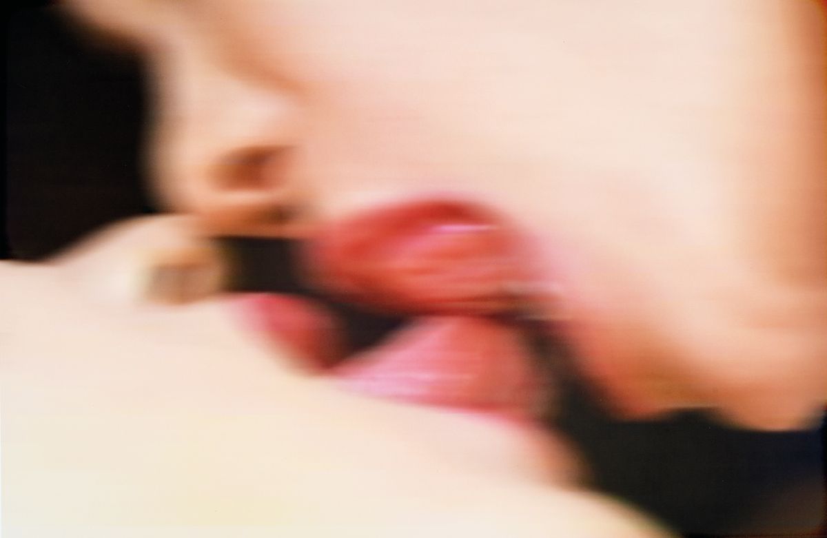Thomas Ruff, geb. 1958, nudes ez 14, offsetlithografie auf dünnem Karton, von 2002,handsign., ca. 55x40 cm