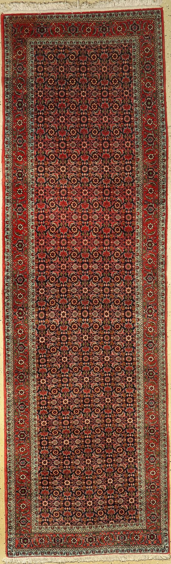 Bidjar, Persien, ca. 40 Jahre, Wolle auf Baumwolle, ca. 297 x 90 cm, EHZ: 2