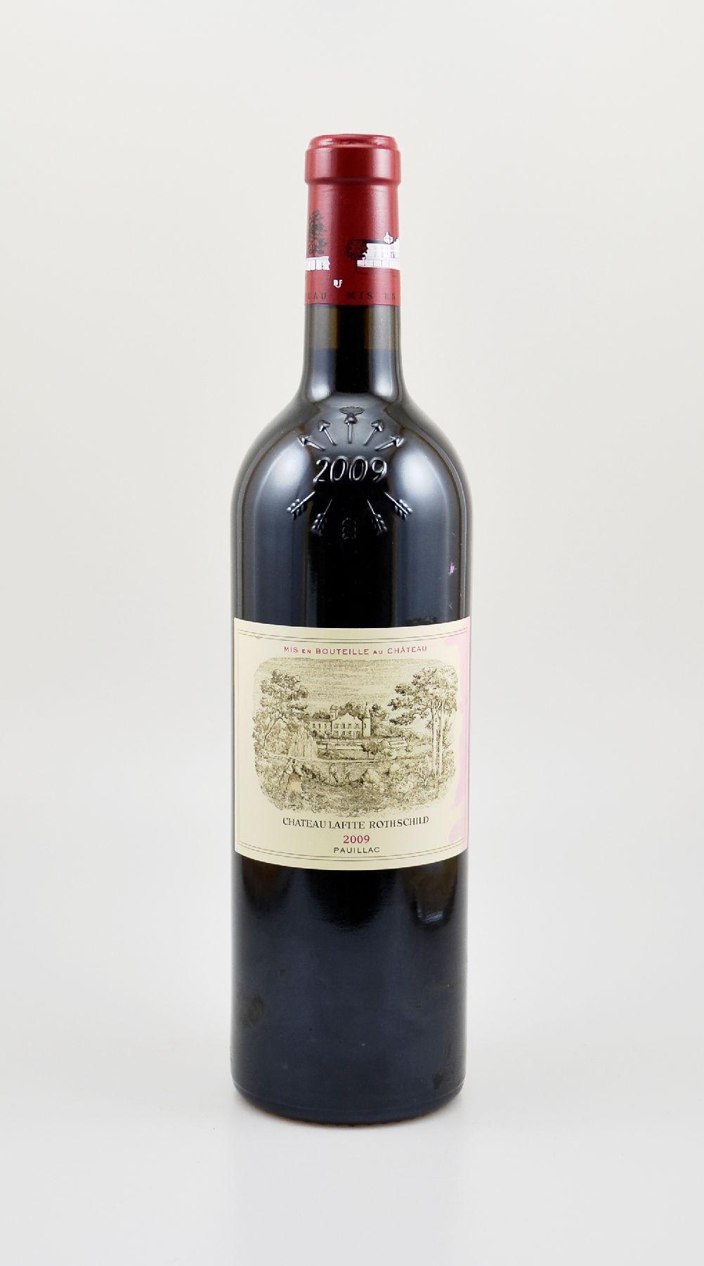 1 Flasche 2009 Chateau Lafite Rothschild, Pauillac, Premier Grand Cru Classe, ca. 75 cl, 13,5 % vol., Füllstand: ca. into neck, Etikett l. ...