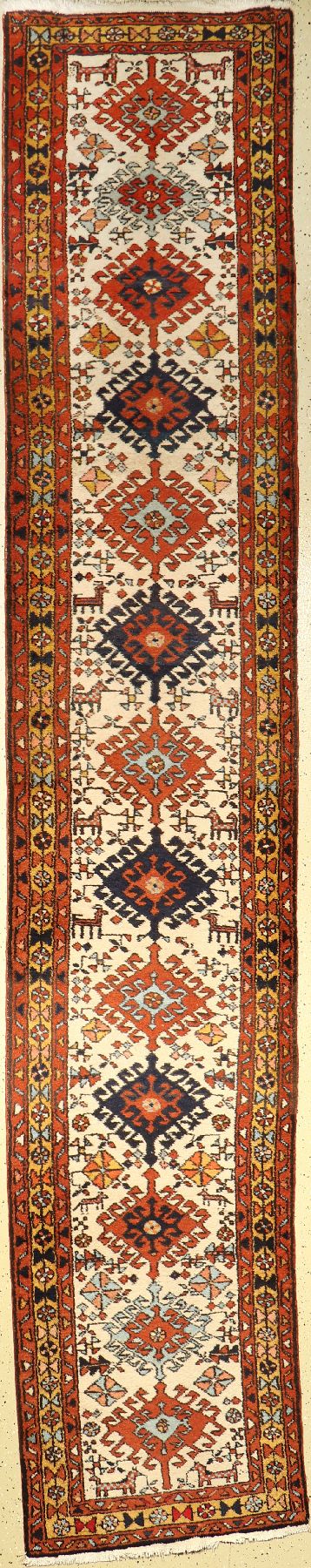 Meschgin, Persien, ca. 50 Jahre, Wolle auf Baumwolle, ca. 404 x 77 cm, EHZ: 2