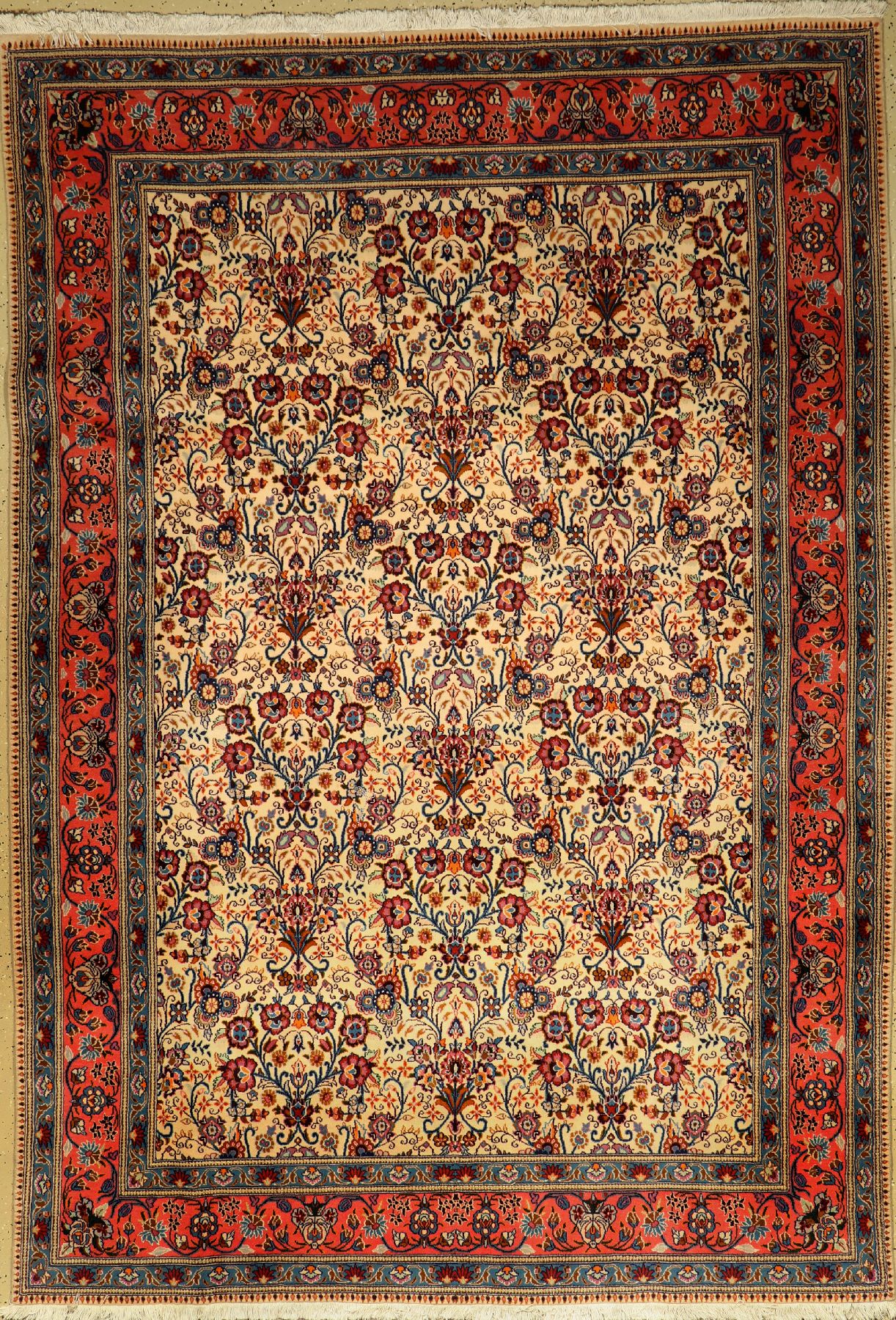 Mud fein, Persien, ca. 40 Jahre, Wolle auf Baumwolle, ca. 288 x 197 cm, EHZ: 2