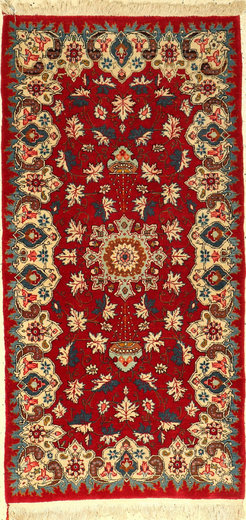 Keschan alt, Persien, ca. 50 Jahre, Wolle auf Baumwolle, ca. 135 x 68 cm, EHZ: 2