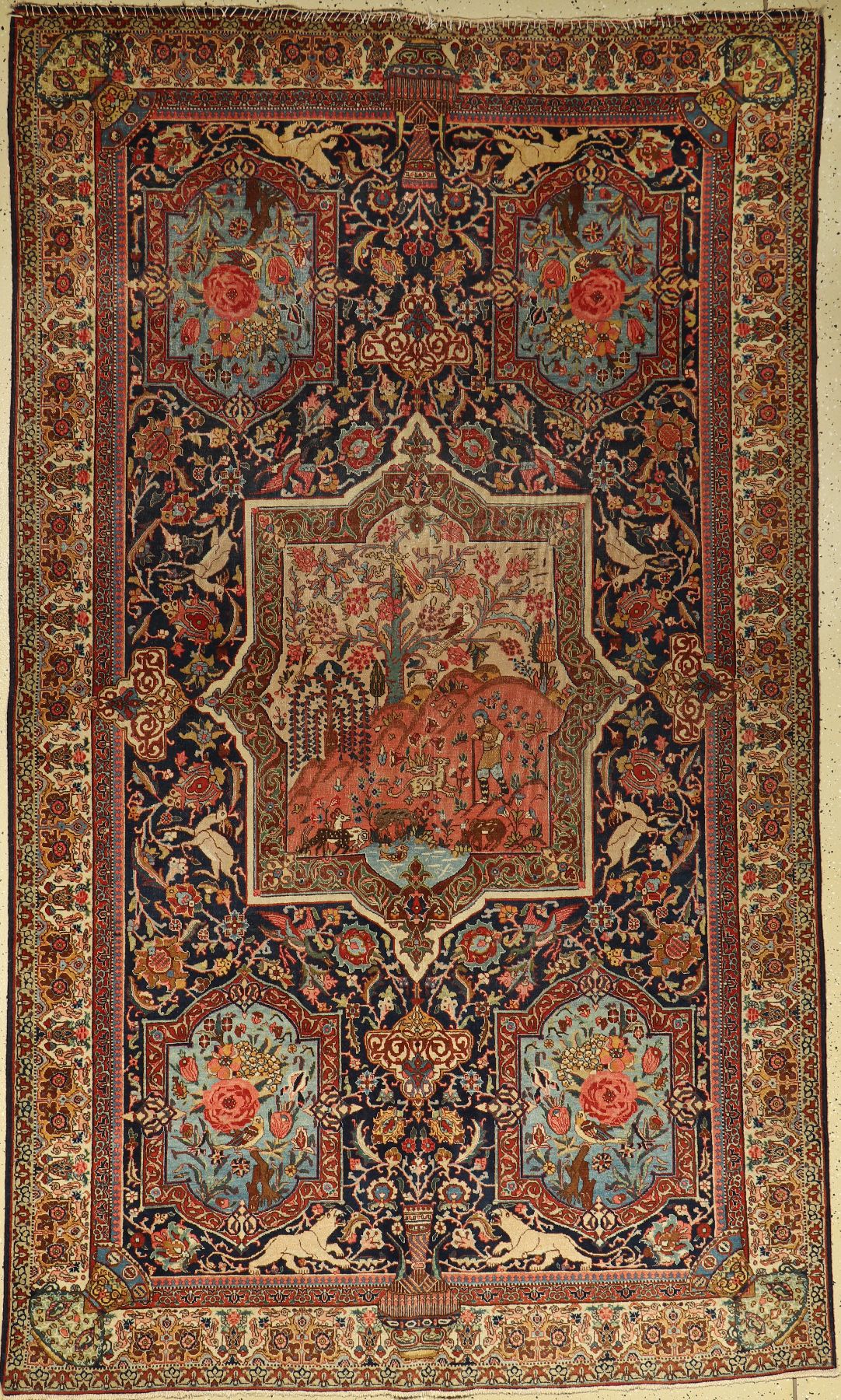 Täbriz alt, Persien, um 1940, Wolle auf Baumwolle, ca. 274 x 163 cm, EHZ: 3-4