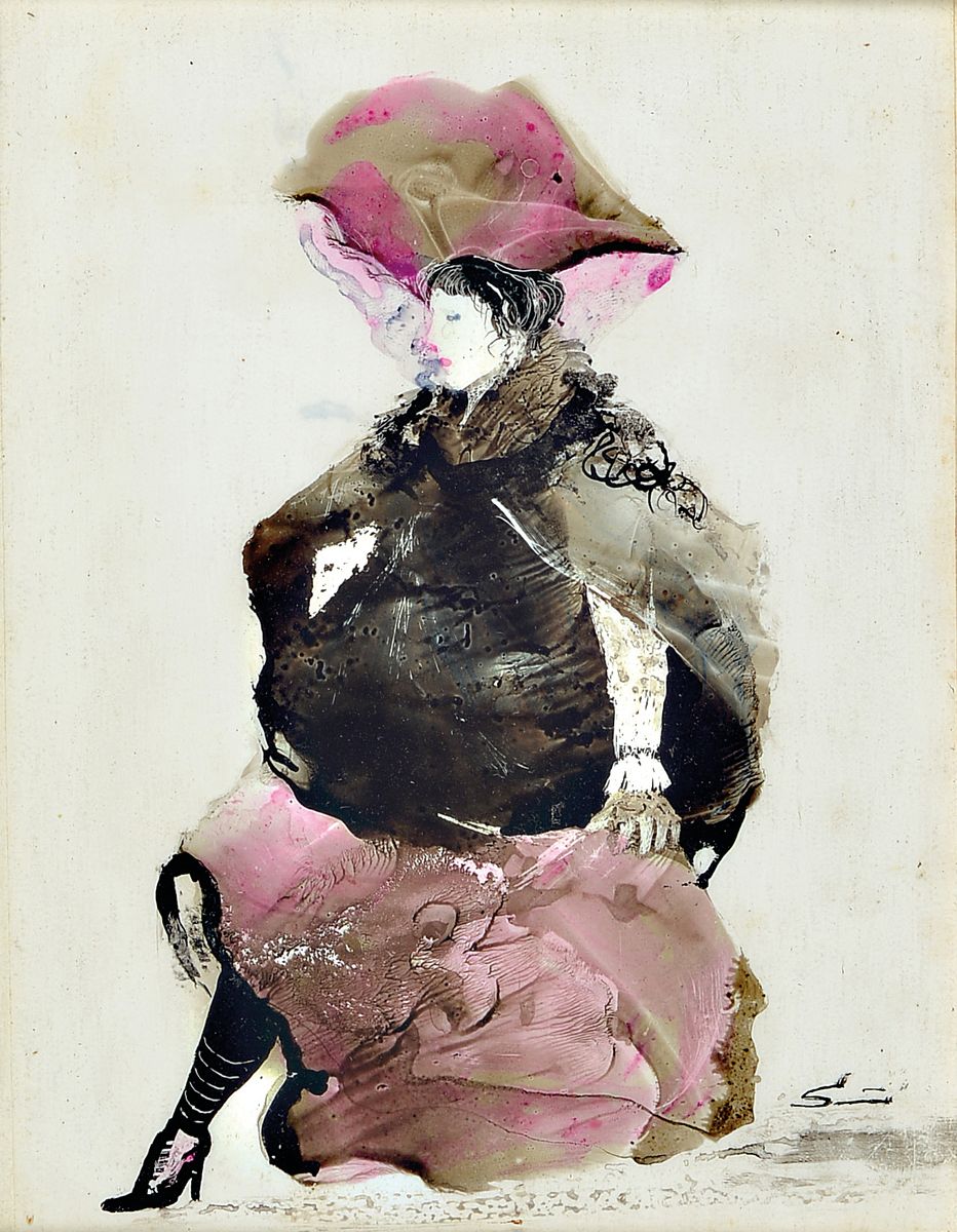 Lajos Sebök, 1910, Szeged (Ungarn)-1996 Neuss, Konvolut aus 2 arbeiten, Beide gerahmt, je sign., je gesamt ca. 37x31 cm