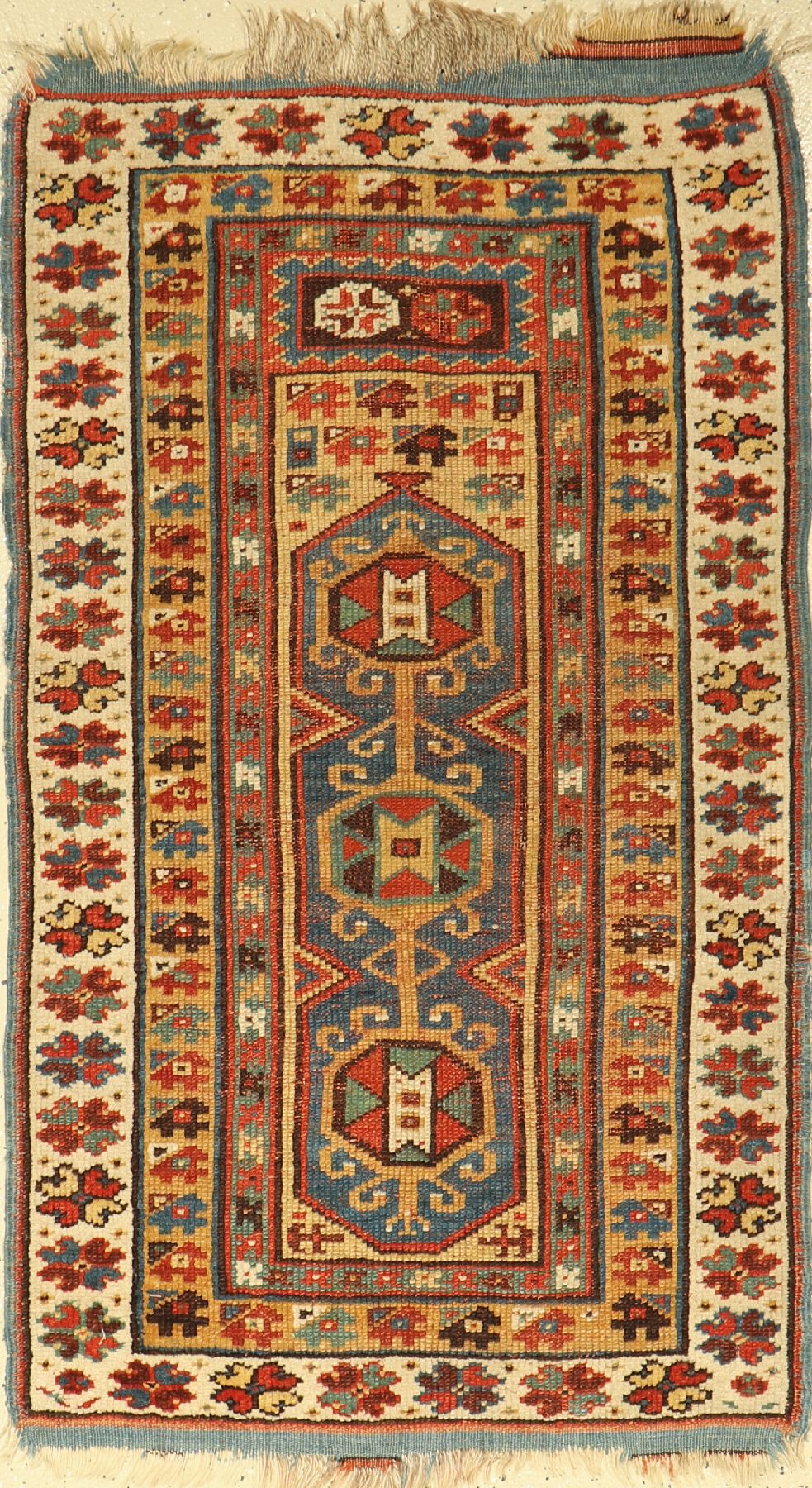 Megri "Gebetsteppich" antik, Anatolien, 19.Jhd.,, Wolle auf Wolle, ca. 135 x 76 cm, EHZ: 3-4