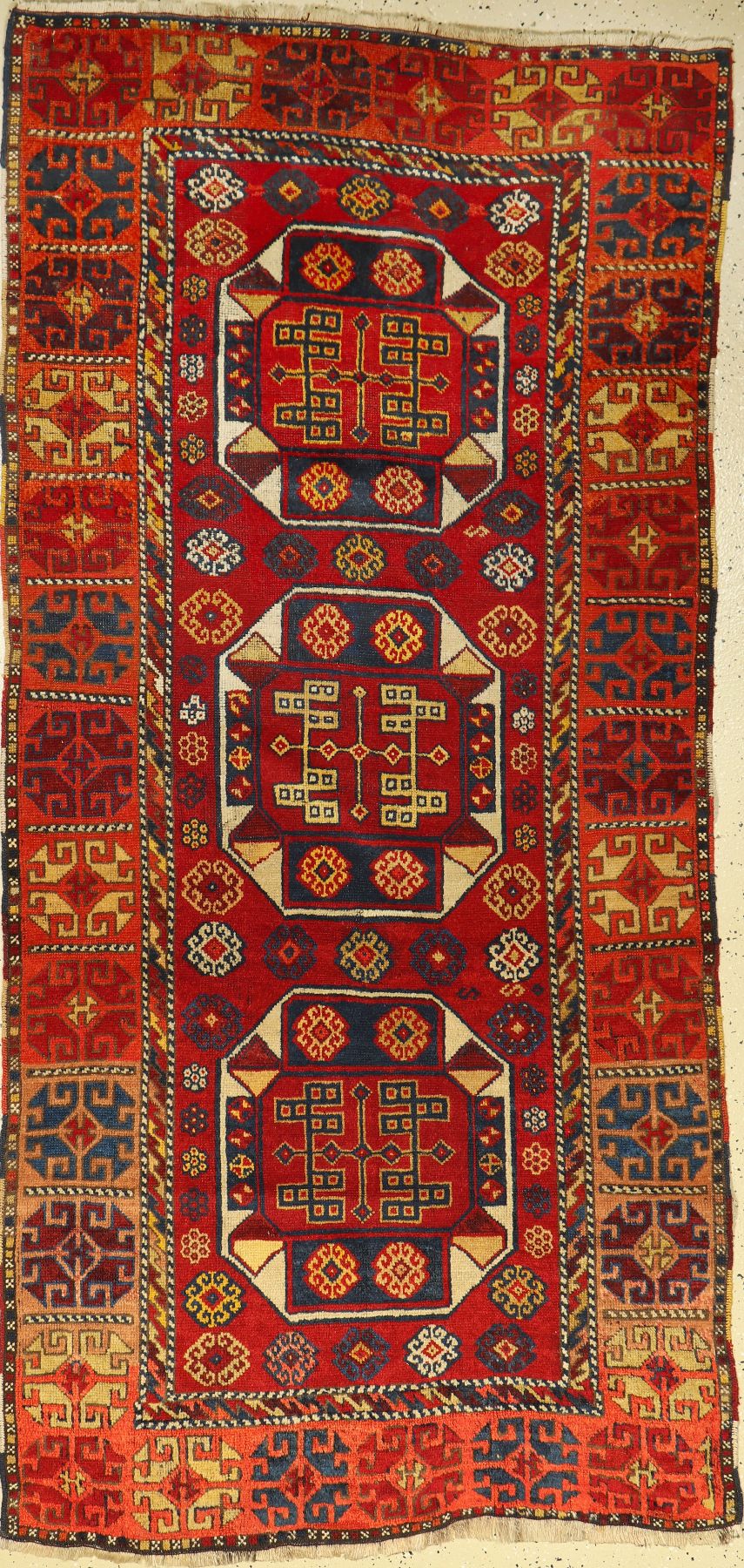 Yöruk alt, Anatolien, um 1930, Wolle auf Wolle, ca. 224 x119 cm, EHZ: 3-4