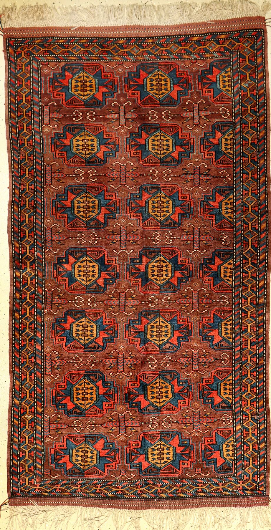Kordi, Persien, ca. 60 Jahre, Wolle auf Wolle, ca. 227 x 138 cm, EHZ: 2-3