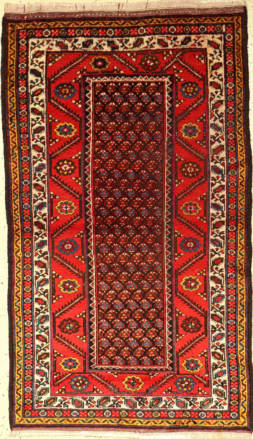 Feiner Kordi alt, Persien, um 1940, Wolle auf Wolle, ca. 146 x 84 cm, EHZ: 2-3