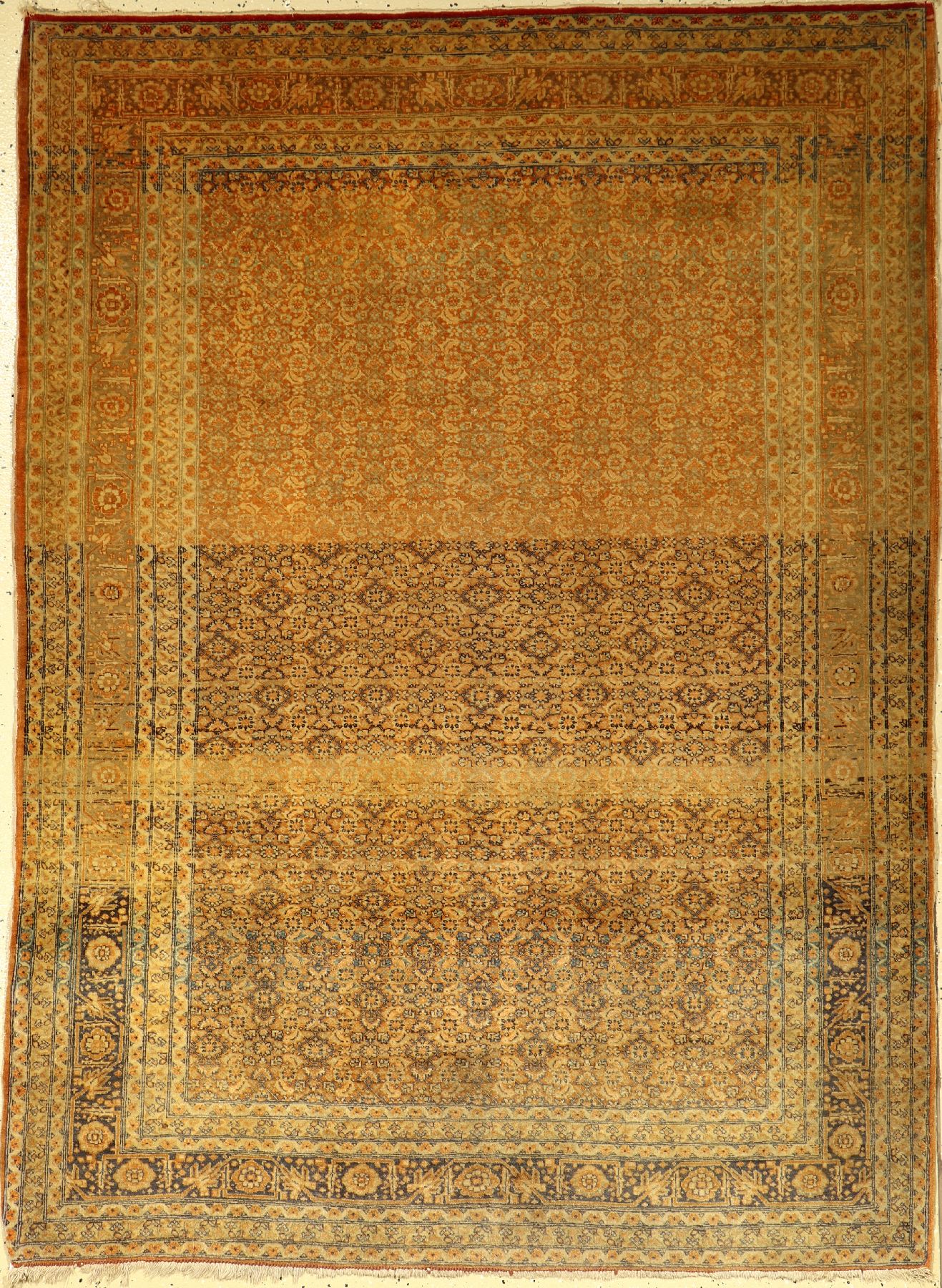 Feiner Täbriz antik, Persien, um 1900, Wolle auf Baumwolle, ca. 188 x 133 cm, EHZ: 3