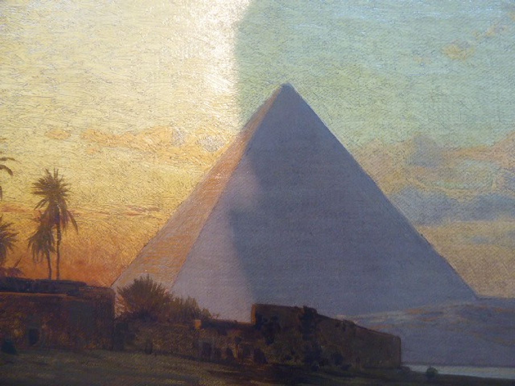 Detail g: Hermann David Salomon Corrodi, 1844 Frascati -1905 Rom, römischer Maler schweizer Abstammung, Studium in Genf bei Alexander Calame, danach bei ...