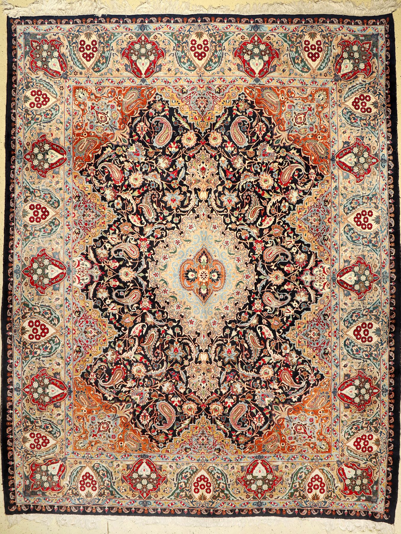 Kaschmar, Persien, ca. 50 Jahre, Wolle auf Baumwolle, ca. 383 x 300 cm, EHZ: 2-3