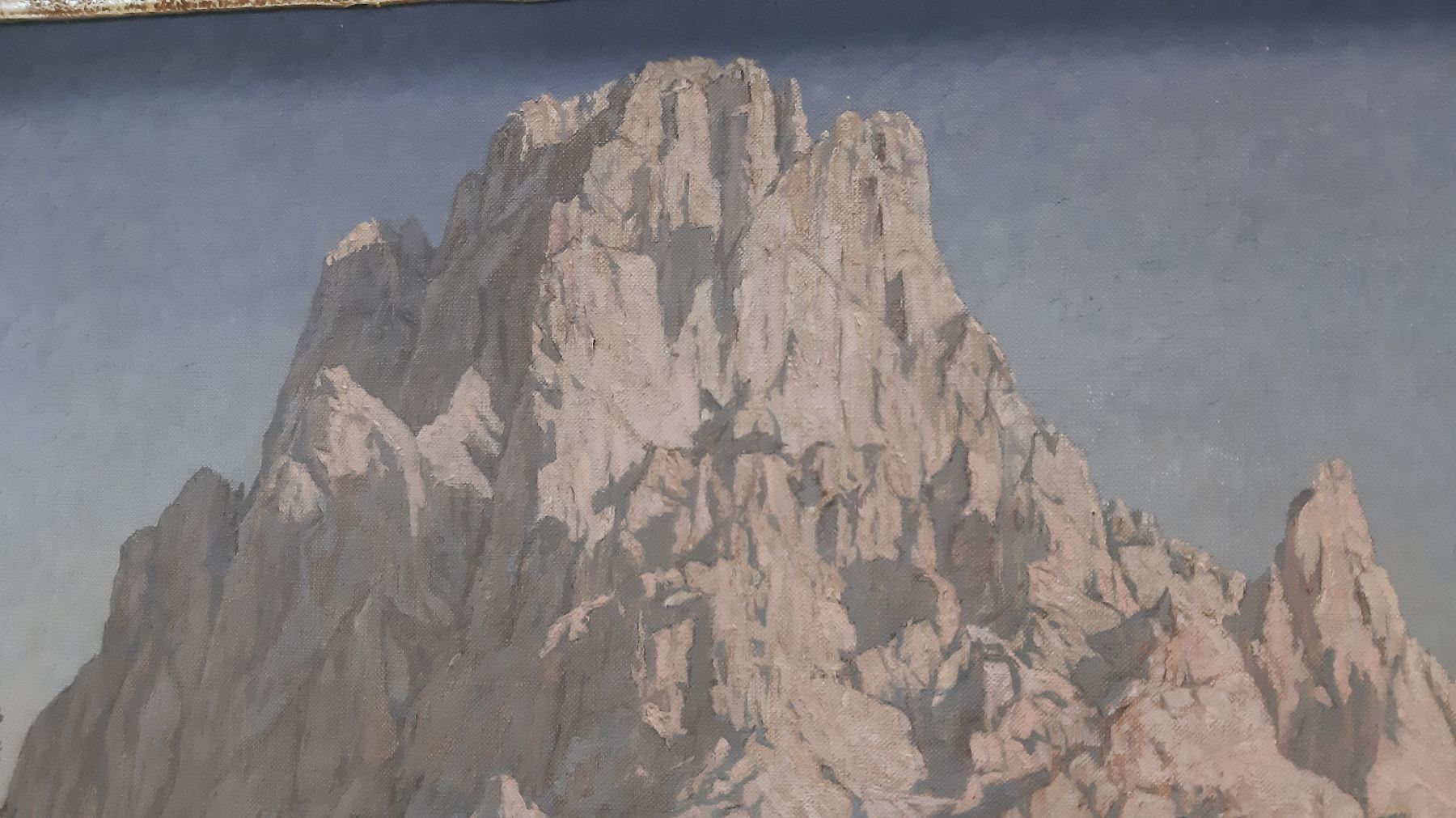 Detail f: Max Märtens, 1887 Braunschweig-1970 Gstadt am Chiemsee, Blick auf den Langkofel, Öl/Lwd, rechts unten signiert, ca. 90x75cm, R. ca. 108x81cm