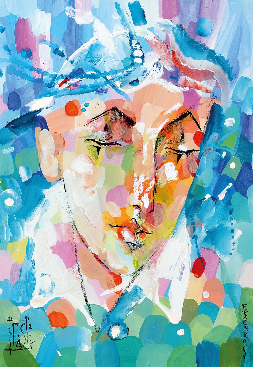 Detail a: Sergej Fedenko, geb. 1962 Dneprpetrowsk, nach Abschluß der Kunsthochschule seit 1986 in St. Petersburg ansässig, seit 1995 dort auch als ...