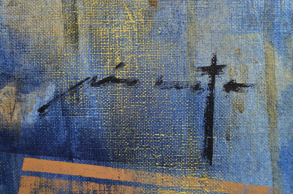 Detail a: Pio Costa, geboren 1952 Coruna, Straßenansicht wohl in Barcelona, re. signiert, Acryl/Lwd, rückseitig mit Galeriestempel Sala D'Art, auf ...