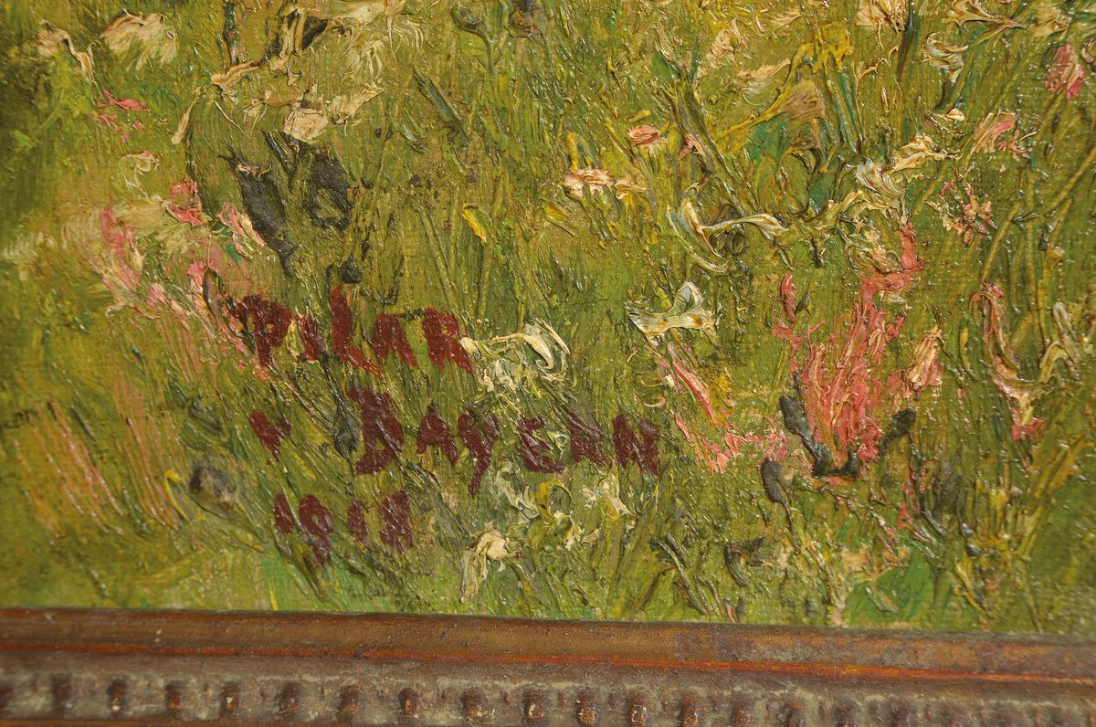 Detail a: Maria del Pilar von Bayern, 1891 Schloss Nymphenburg-1987, deutsche Prinzessin und Malerin, einzige Tochter von Prinz Ludwig Ferdinand von Bayern und ...