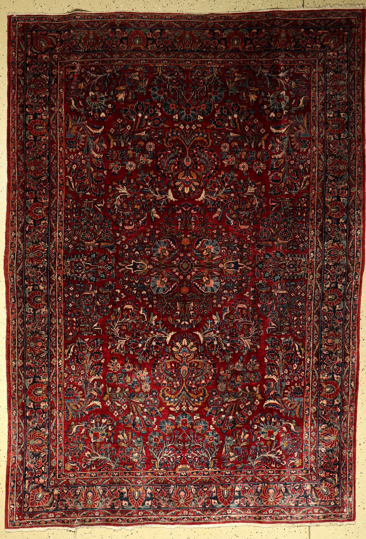 Sarogh, Persien, um 1940, Wolle auf Baumwolle, ca. 267 x 188 cm, EHZ: 2-3