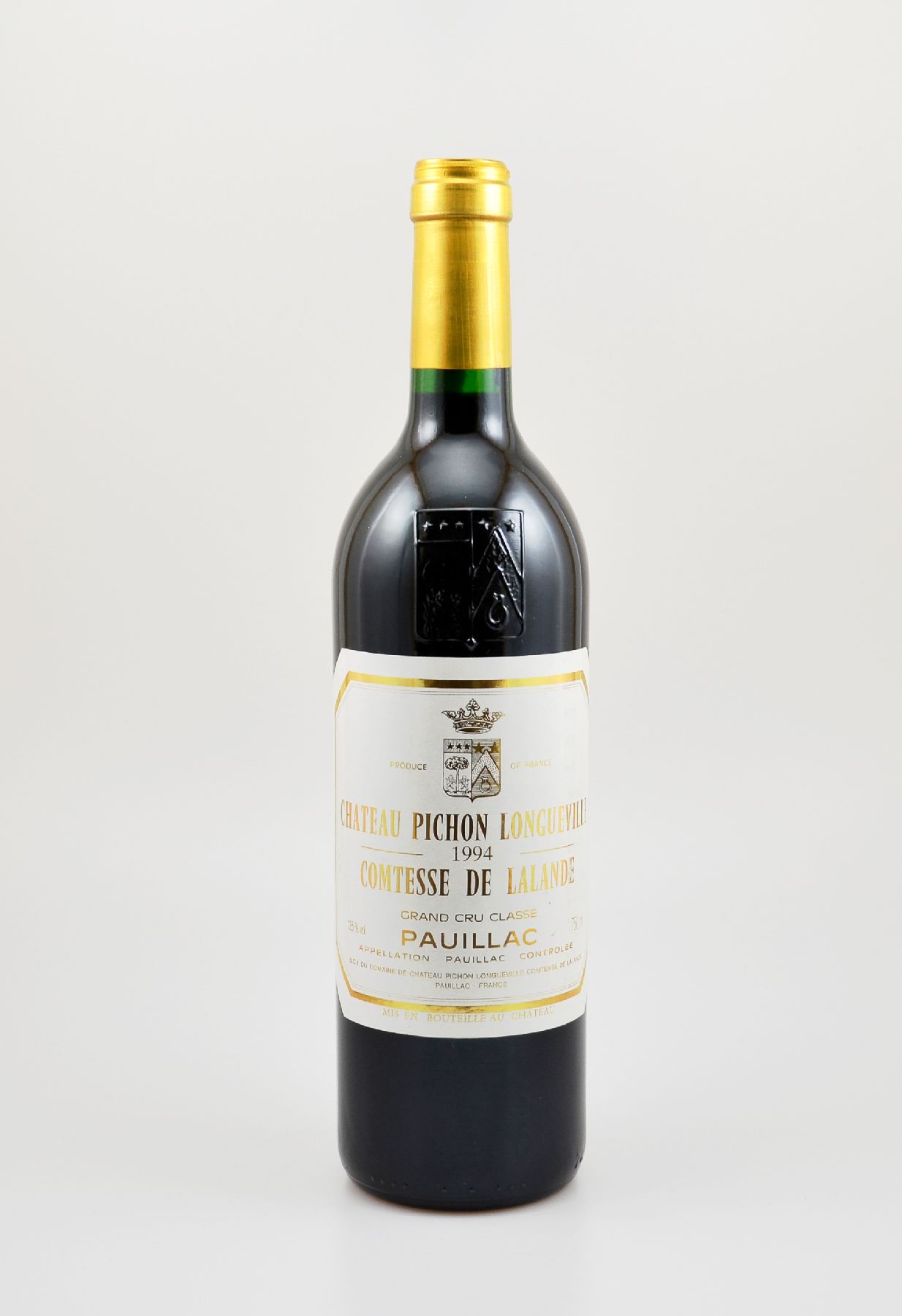 1 Flasche 1994 Chateau Pichon Longueville Comtesse de Lalande, Pauillac, Grand Cru Classe, ca. 75 cl, 12,5 % Vol., Füllstand: into neck, Etikett ...