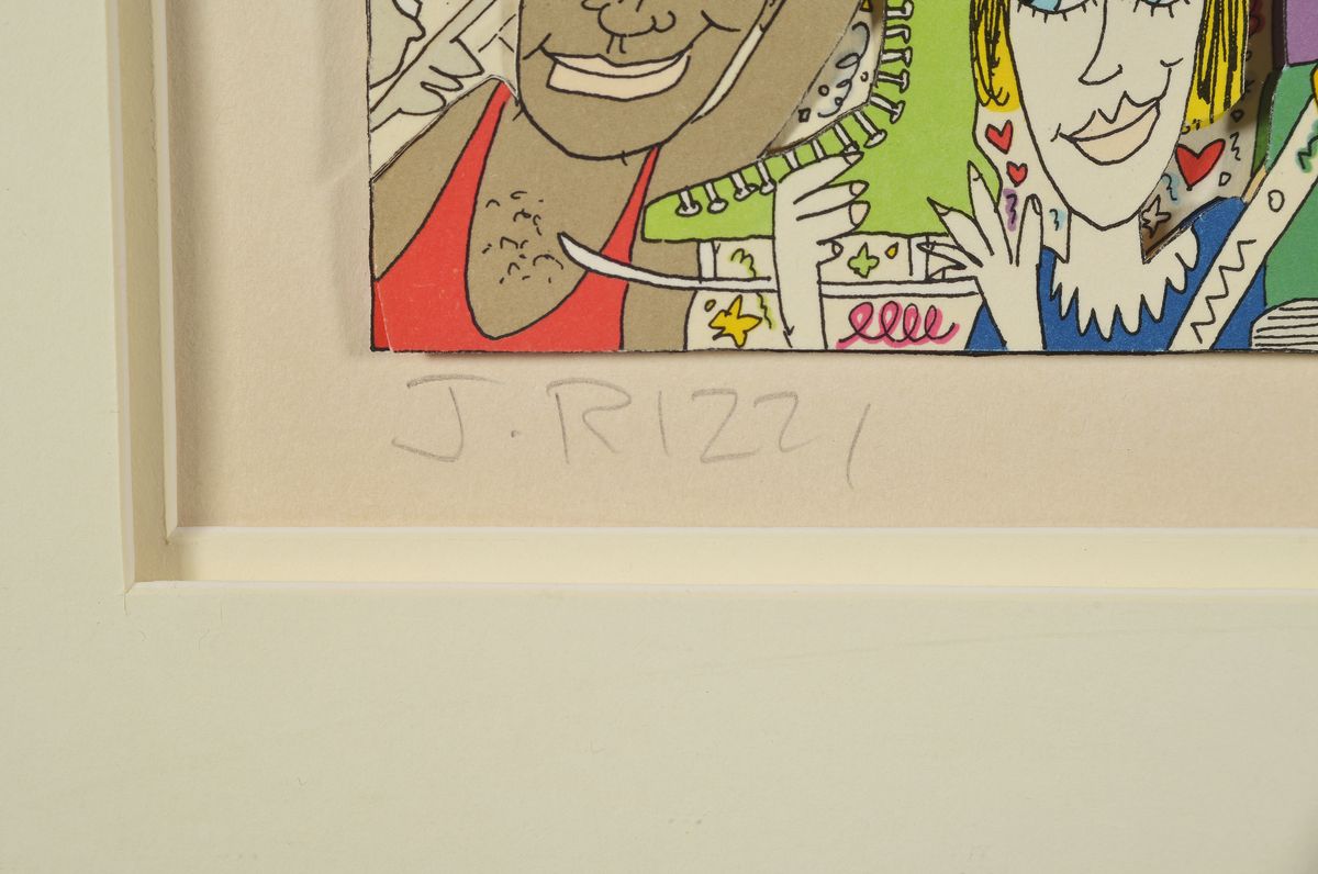 Detail a: James Rizzi, 1950-2011 New York, Summer in the City, dreidimensionale Farblithographie von 1996, handsigniert und num. 29/225, ca. 34x39cm, PP, ...
