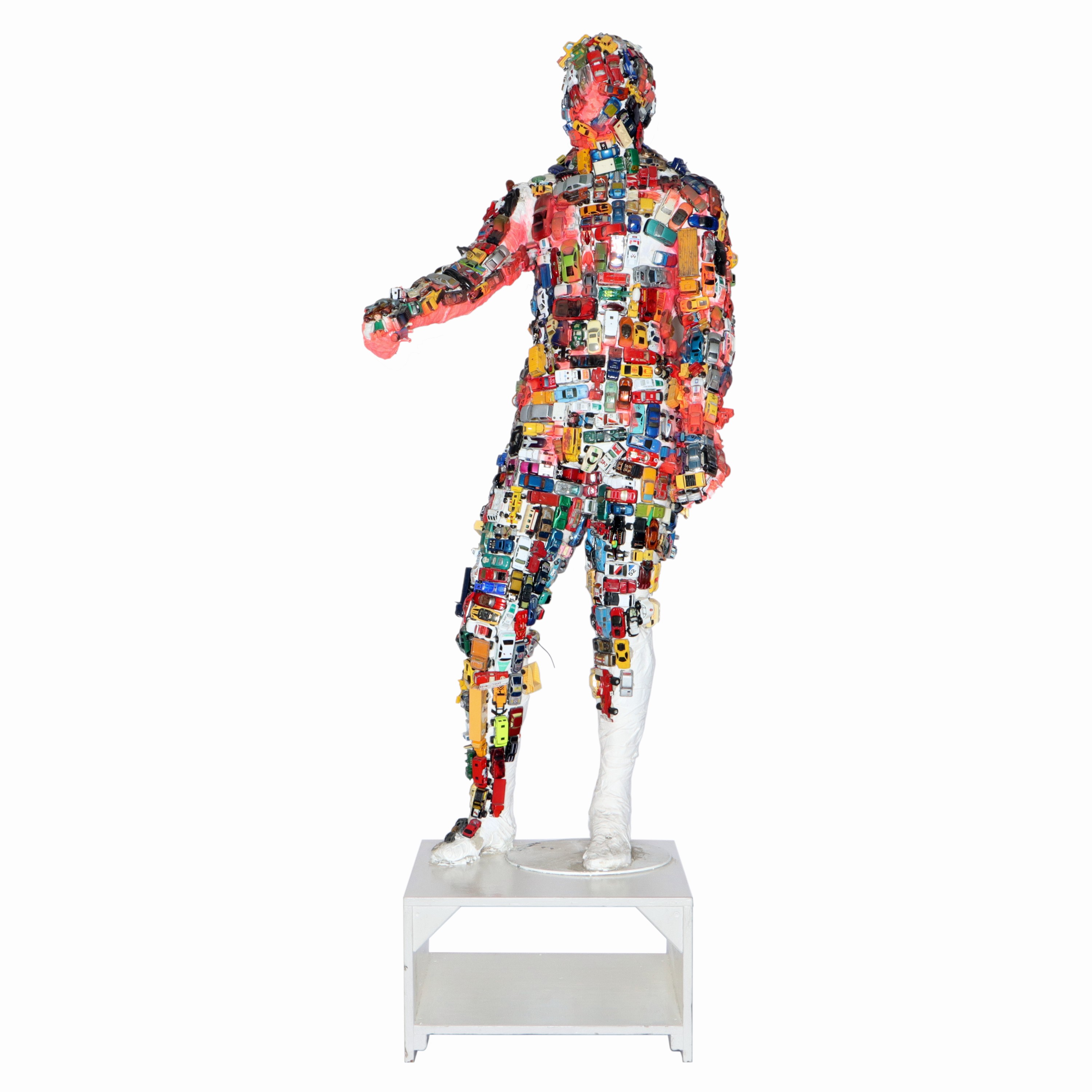 Image 25974881 - Peter Robert Keil ´Kunstobjekt´, ca. 220x82x75 cm, Schaufensterpuppe allseitig gestaltet ...