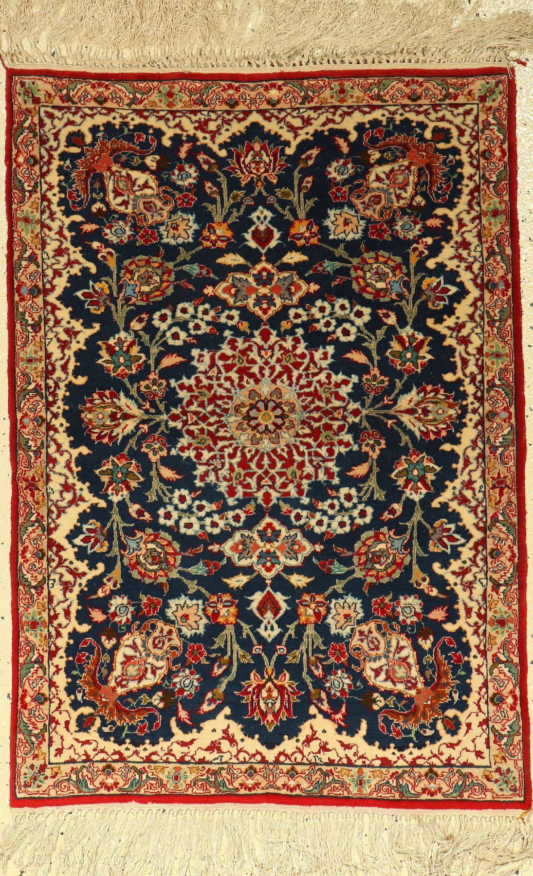 Esfahan fein, Persien, ca. 40 Jahre, Korkwolle, ca. 93 x 64 cm, EHZ: 2
