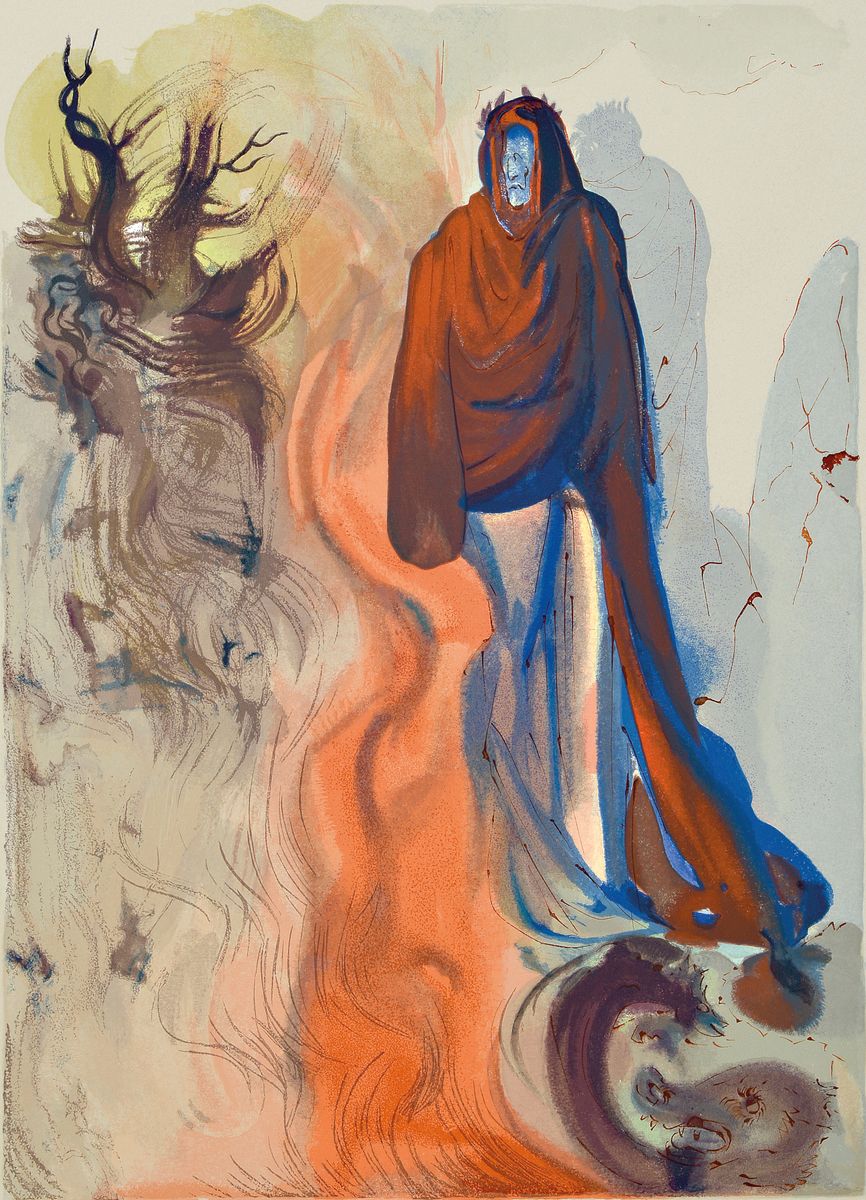 Detail a: Salvador Dali, 1904-1989, Konvolut aus 3 Farbholzschnitten, je unter PP, Drucker/Verlag: Les Heures Claires, Paris 1960 , je gesamt ca. 50x40 cm