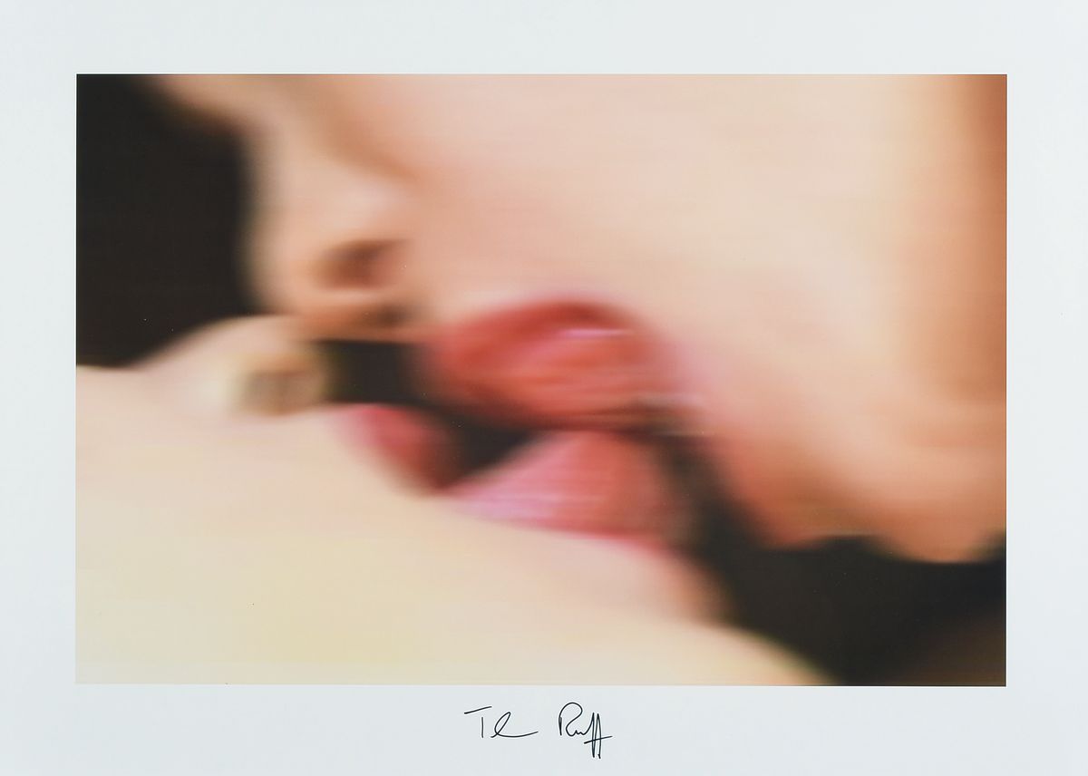 Thomas Ruff, geb. 1958, Offsetlitho auf dickem Karton, handsigniert, nur wenige handsignierte Exemplare, Titel: nudes ez 14, Blattgr. 50 x 40 cm, aus ...