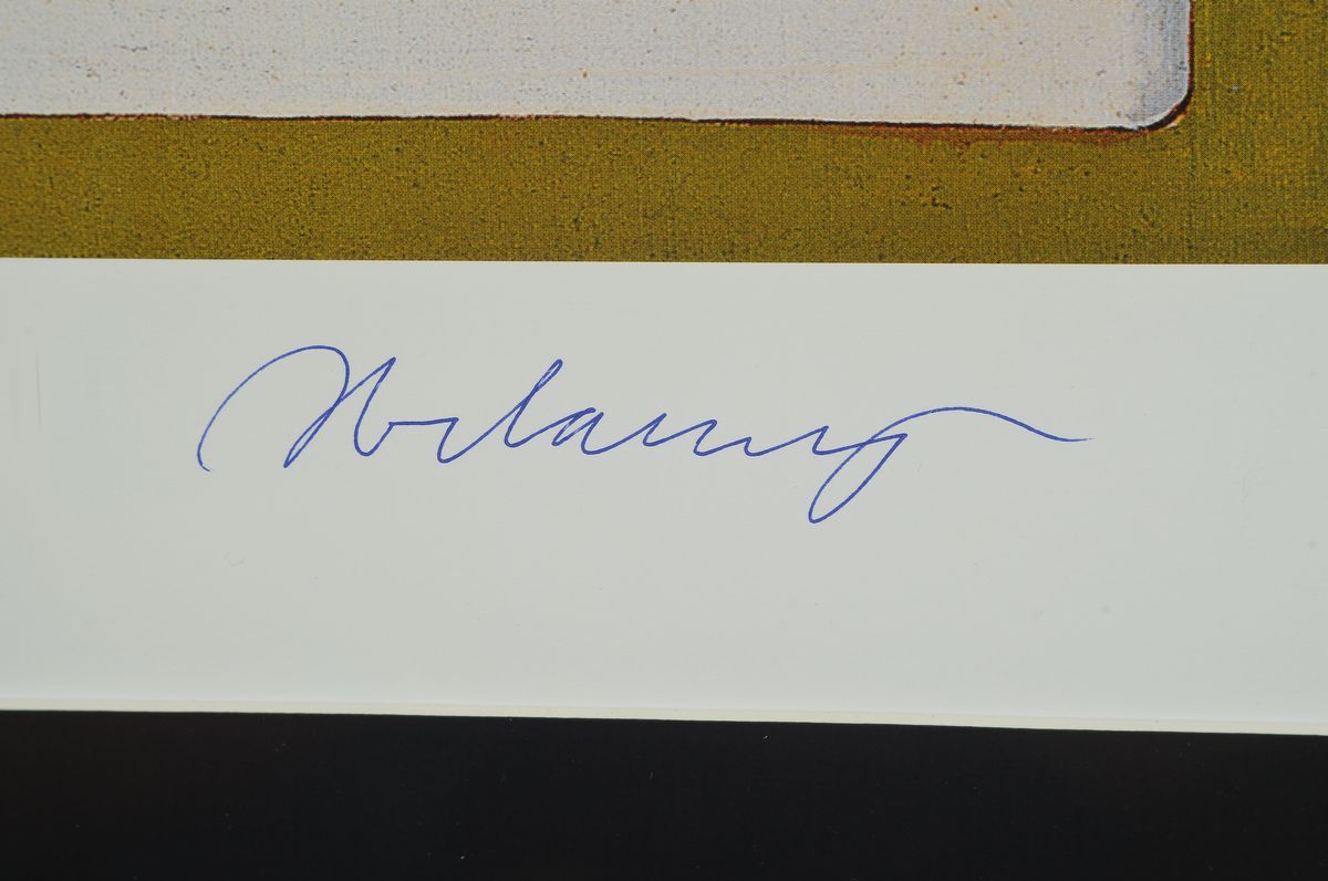 Detail a: Mel Ramos, geb. 1935, Offsetlitho, nur wenige handsignierte Exemplare, "Lucky Luke Blonde" , aus dem Jahre 2010, 57 x 46 cm, 87 x 67 cm