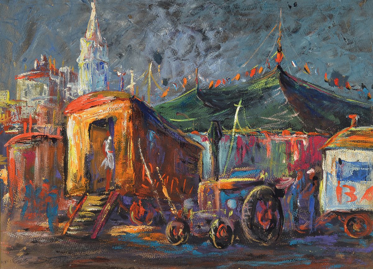 Peter Stephan (eigentl. Sergej Peters), 1916 St. Petersburg/Russland-1974 Mannheim, Schüler und Freund von Max Pechstein in Berlin, ab 1950 in ...