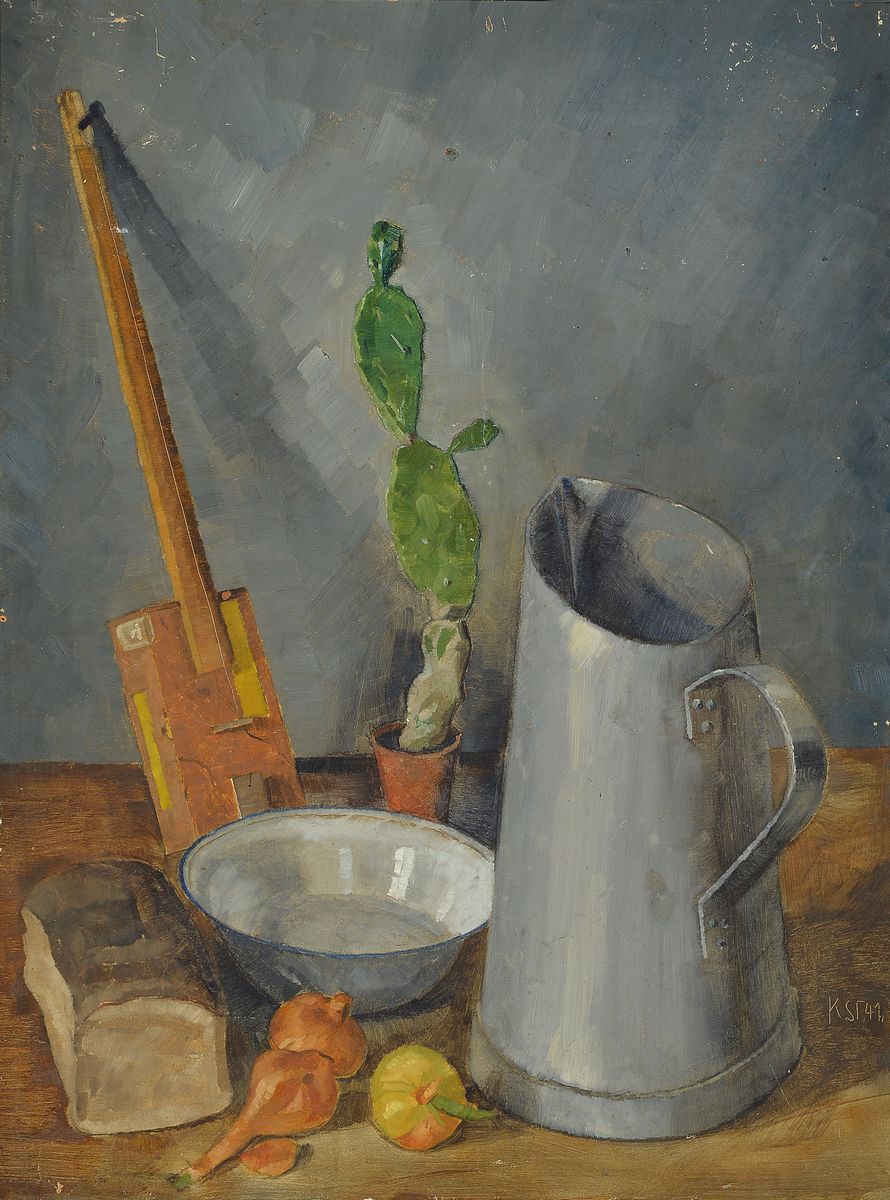 Karl Stohner, 1894 Mannheim-1957 Paris, Studium an der Akademie Karlsruhe, gründete 1924 die freie Akademie Mannheim, Umzug nach Paris, hier: ...