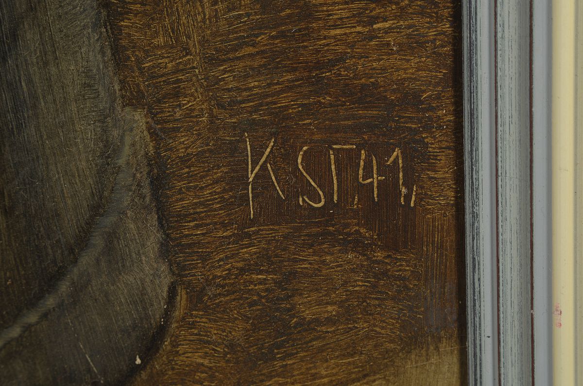 Detail a: Karl Stohner, 1894 Mannheim-1957 Paris, Studium an der Akademie Karlsruhe, gründete 1924 die freie Akademie Mannheim, Umzug nach Paris, hier: ...
