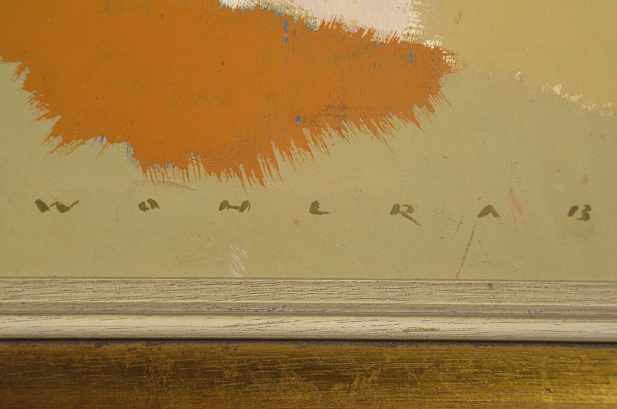 Detail a: Hans Wohlrab, 1905 Eger-1978 Nabburg, Studium an der Akademie München, Meisterschüler von Prof. Gerhardinger, hier. Sommerliches ...