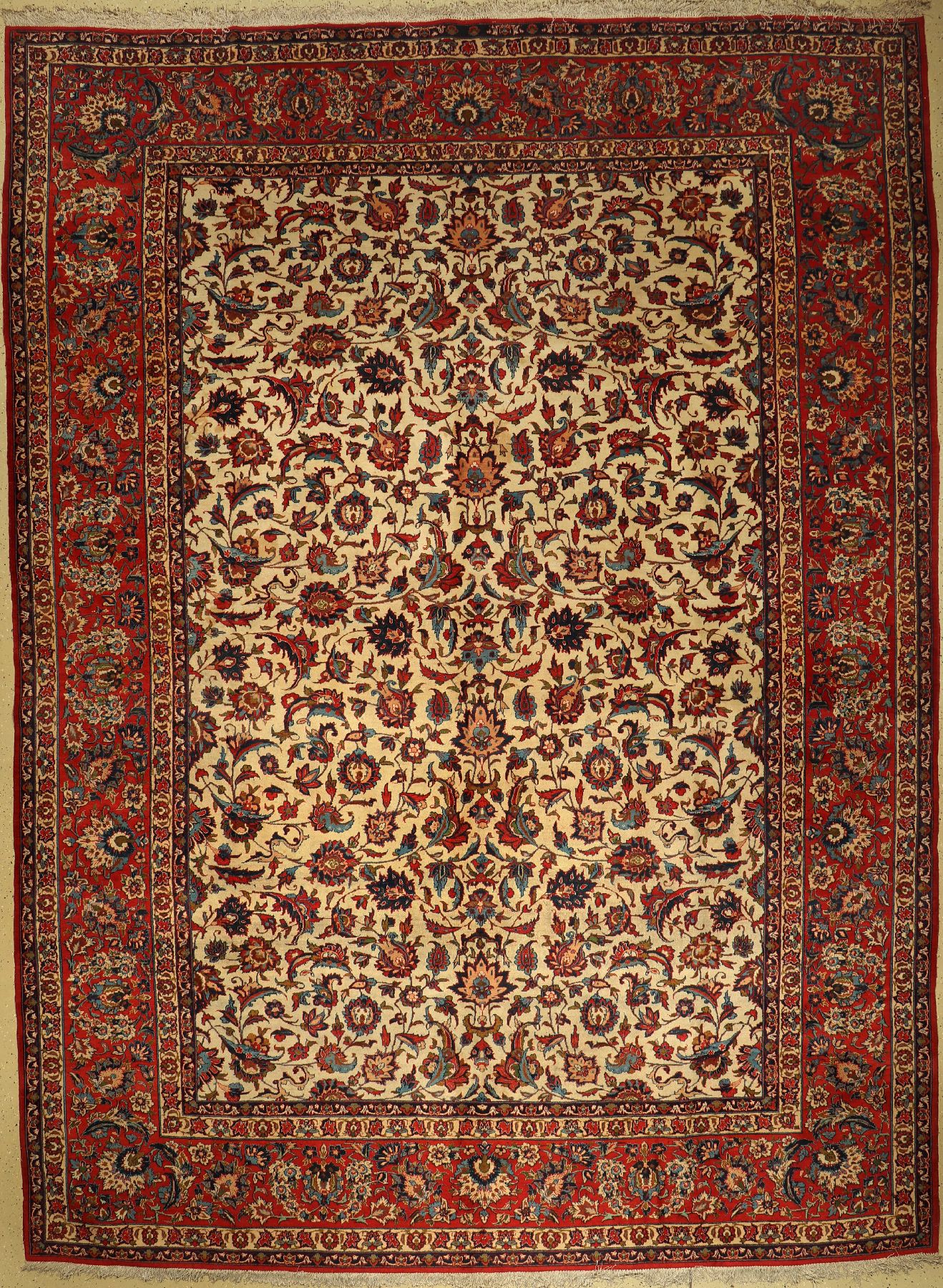 Nadjafabad alt, Persien, ca. 60 Jahre, Wolle auf Baumwolle, ca. 430 x 316 cm, EHZ: 3