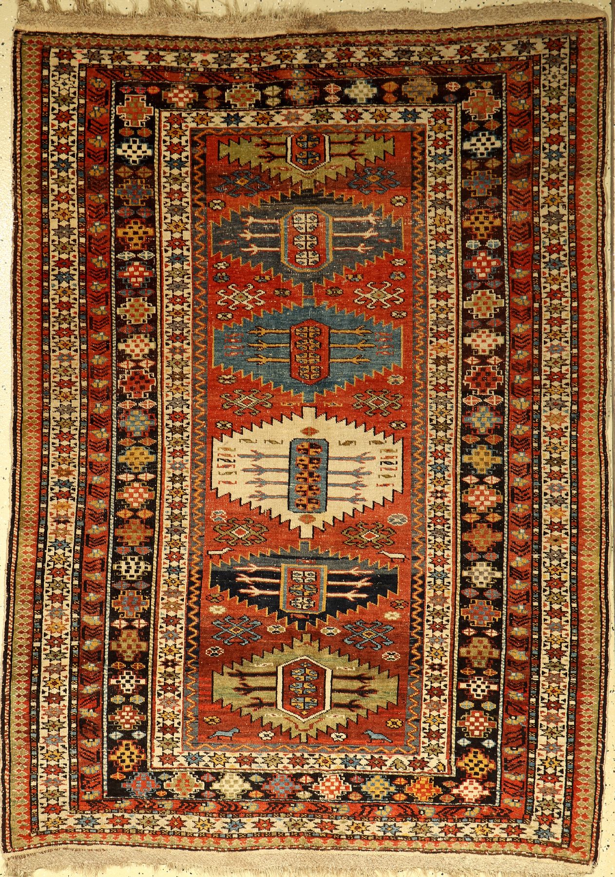 Baku antik, Kaukasus, um 1910, Wolle auf Wolle, ca. 177 x 130 cm, EHZ: 3.