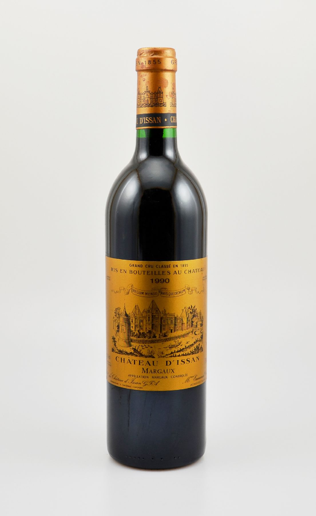 1 Flasche 1990 Chateau D'ISSAN, Margaux, Grand Cru Classe, ca. 75 cl, 12,5 % Vol., Füllstand: into neck, guter Erhaltungszustand, unverkostet, ...