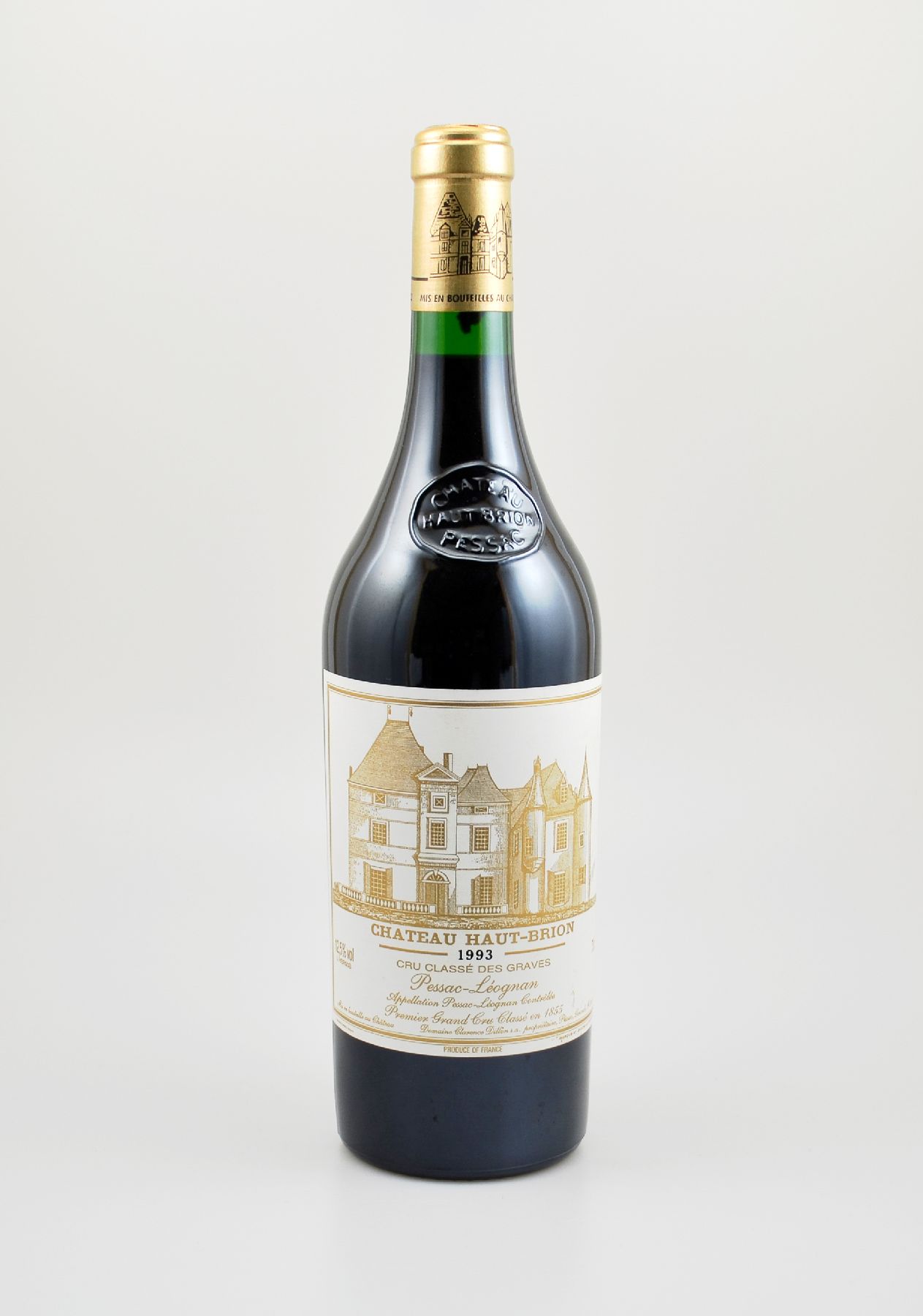 1 Flasche 1993 Chateau Haut-Brion, Pessac-Leognan, Premier Grand Cru Classe, ca. 75 cl, 12,5 % Vol., Füllstand: into neck, guter Erhaltungszustand, ...