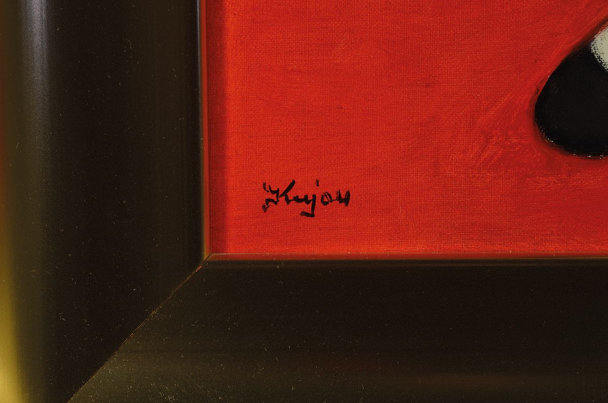 Detail a: Konrad Kujau, 1938-2000, bekannter deutscher Künstler und Kunstfälscher, wurde besonders berühmt durch die Fälschung der Hitler- Tagebücher, ...