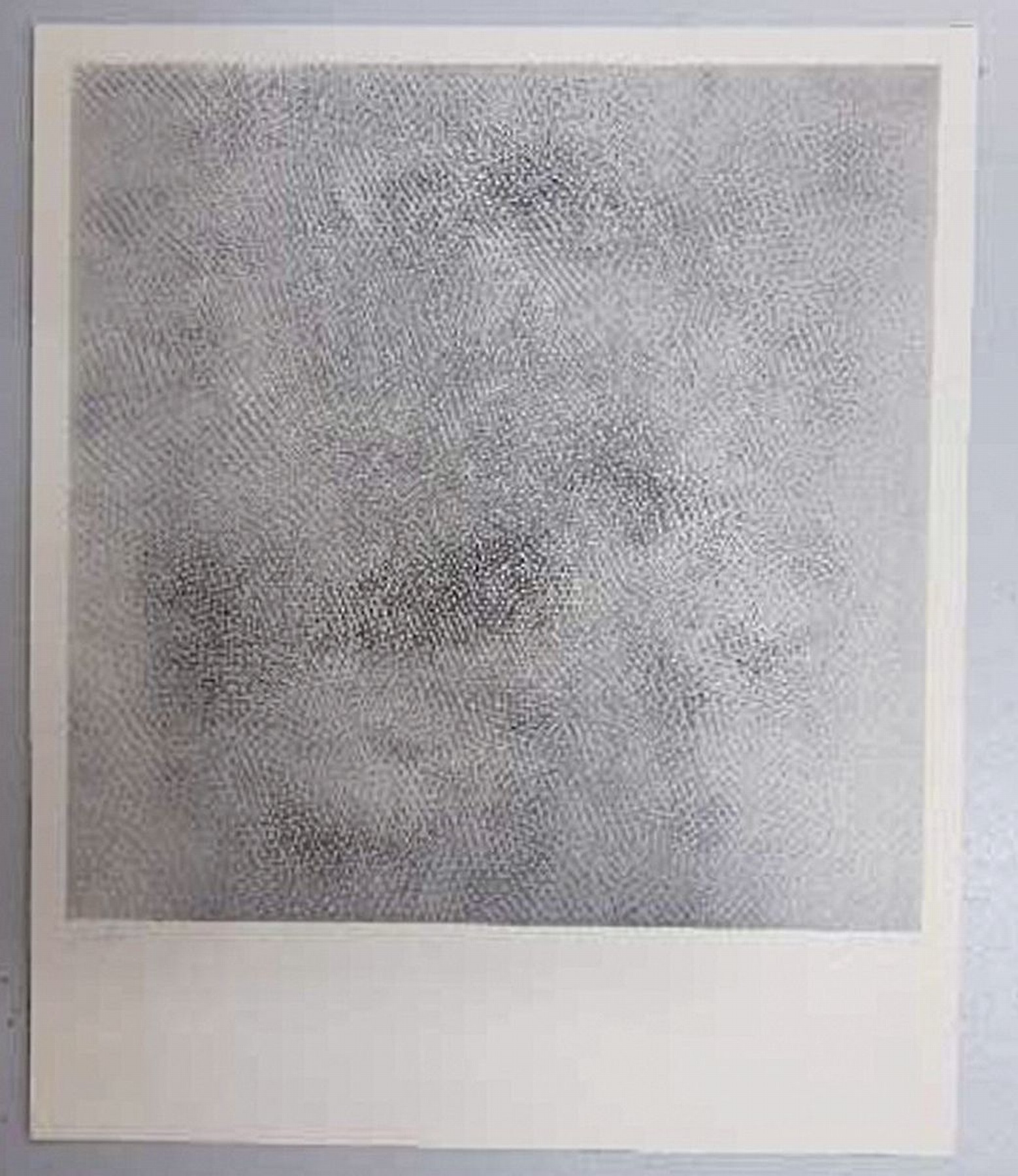 Detail k: Günther Uecker, geb. 1930, Nagelbild, Offsetlitho, Auflage 500, handsigniert, bezeichnet Probe, teilweise Prägedruck, Abbildung: ca. 46 x 46 cm, ...