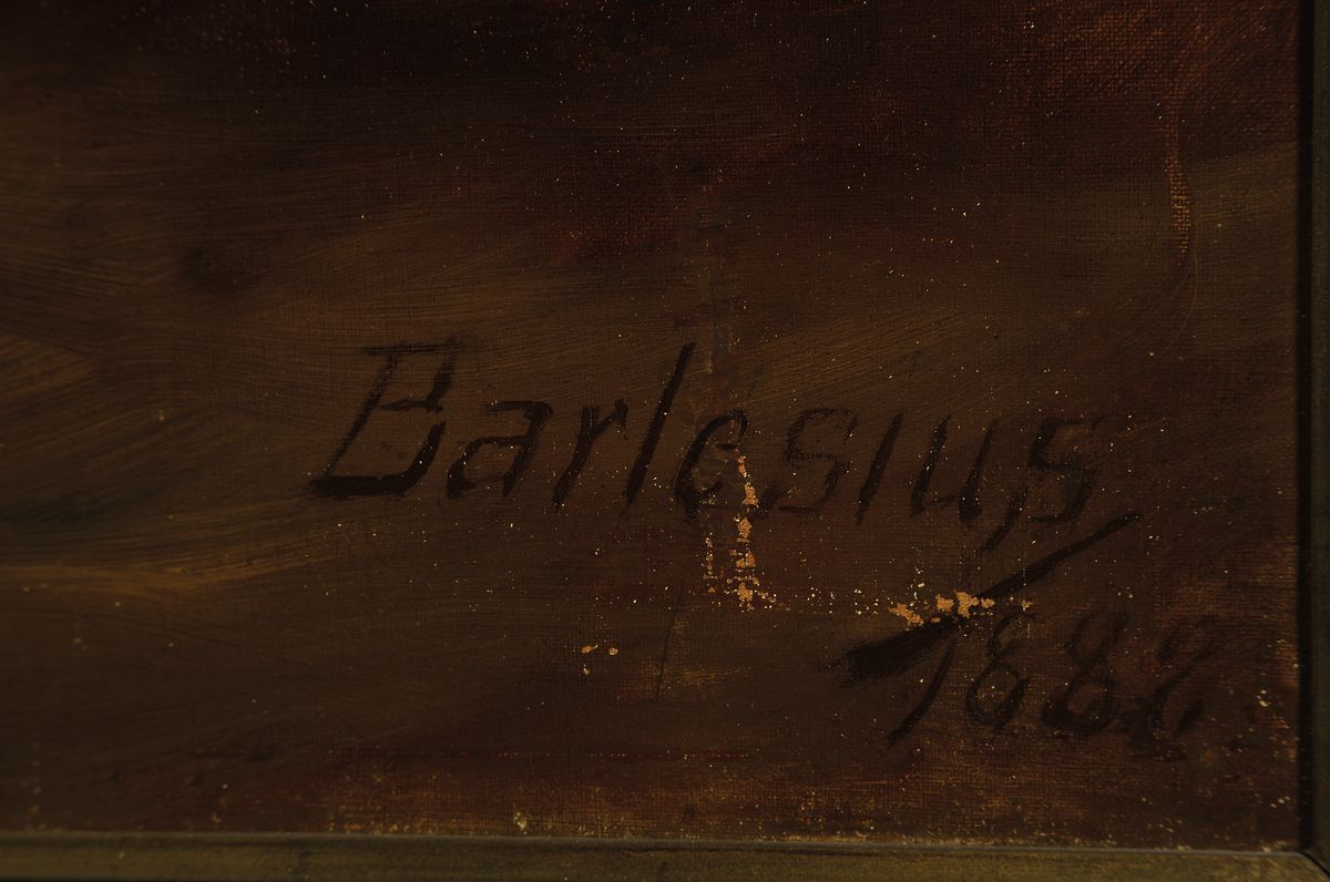 Detail a: Georg Barlösius, Illustrator und Maler in Charlottenburg, 1864 Magdeburg-1908, Schüler der Berliner Kstgew. Schule und der Münchener Akademie, ...
