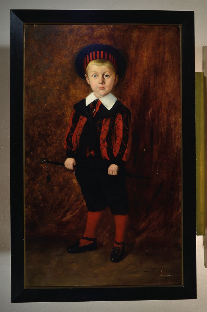 Detail k: Georg Barlösius, Illustrator und Maler in Charlottenburg, 1864 Magdeburg-1908, Schüler der Berliner Kstgew. Schule und der Münchener Akademie, ...
