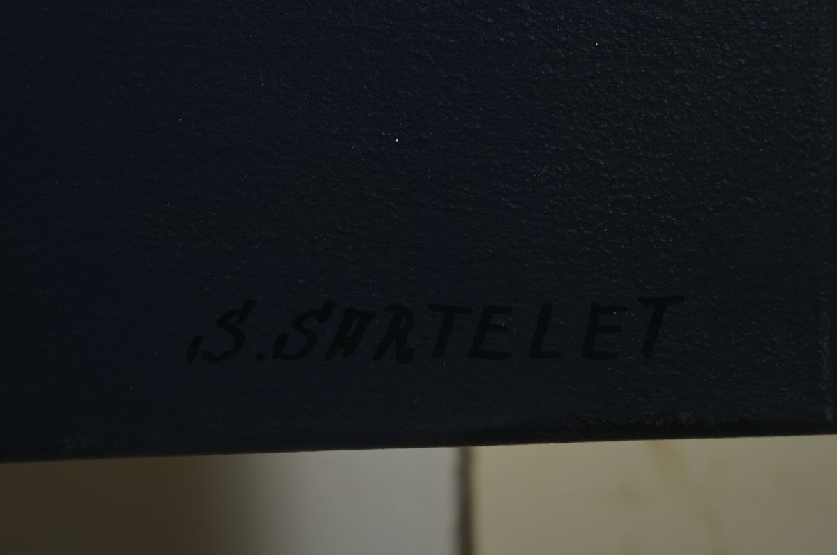 Detail a: Silvia Sartelet, geb. 1947 Berlin, Frauendarstellung, Acryl/Lwd, sign., ca. 100x100 cm