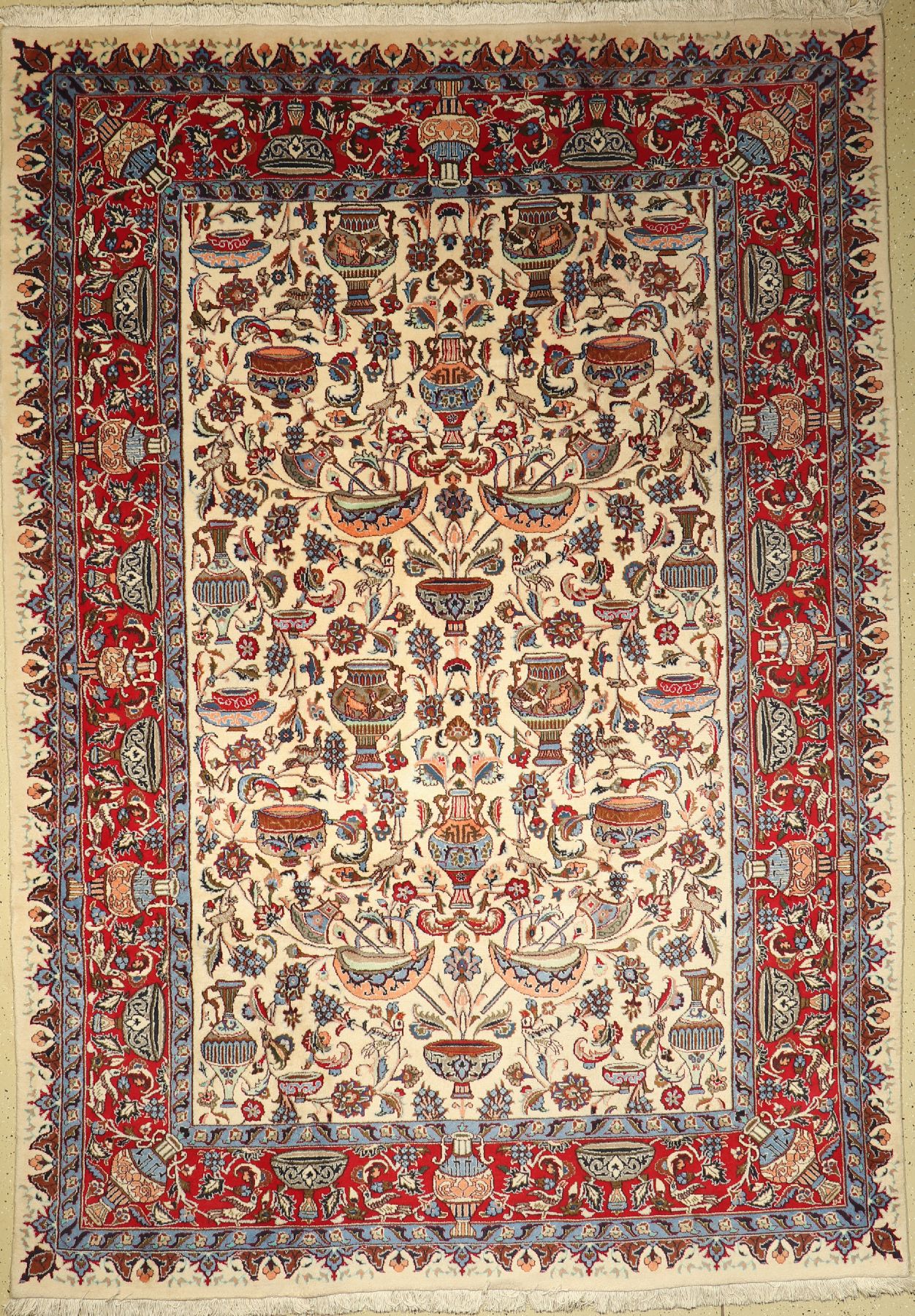 Kaschmar alt, Persien, ca. 50 Jahre, Wolle auf Baumwolle, ca. 340 x 240 cm, EHZ: 2