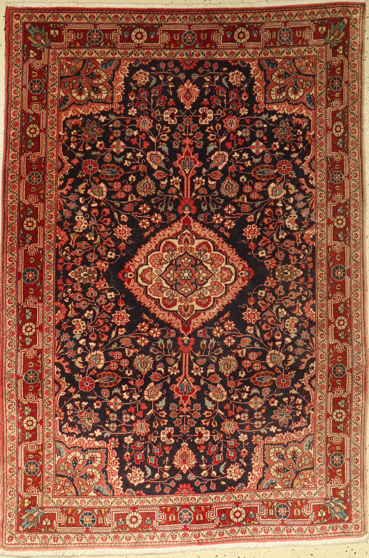 Djosan alt, Persien, ca. 60 Jahre, Wolle auf Baumwolle, ca. 156 x 107 cm, EHZ: 2
