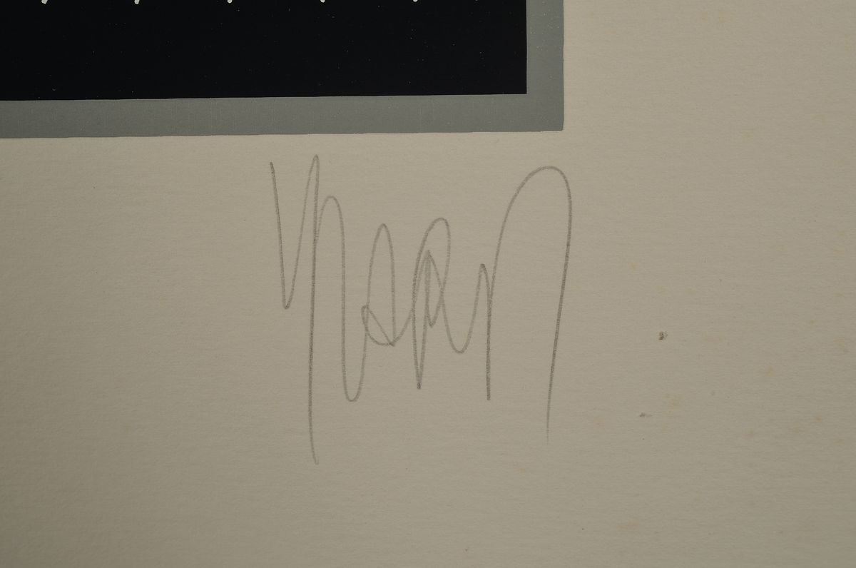 Detail a: Yvaral (Jean Pierre Vasarely), 1934-2002, Konvolut zwei Farbsiebdrucke, 1x Marilyn, rechts unten handsigniert und links nummeriert 86/150, ...