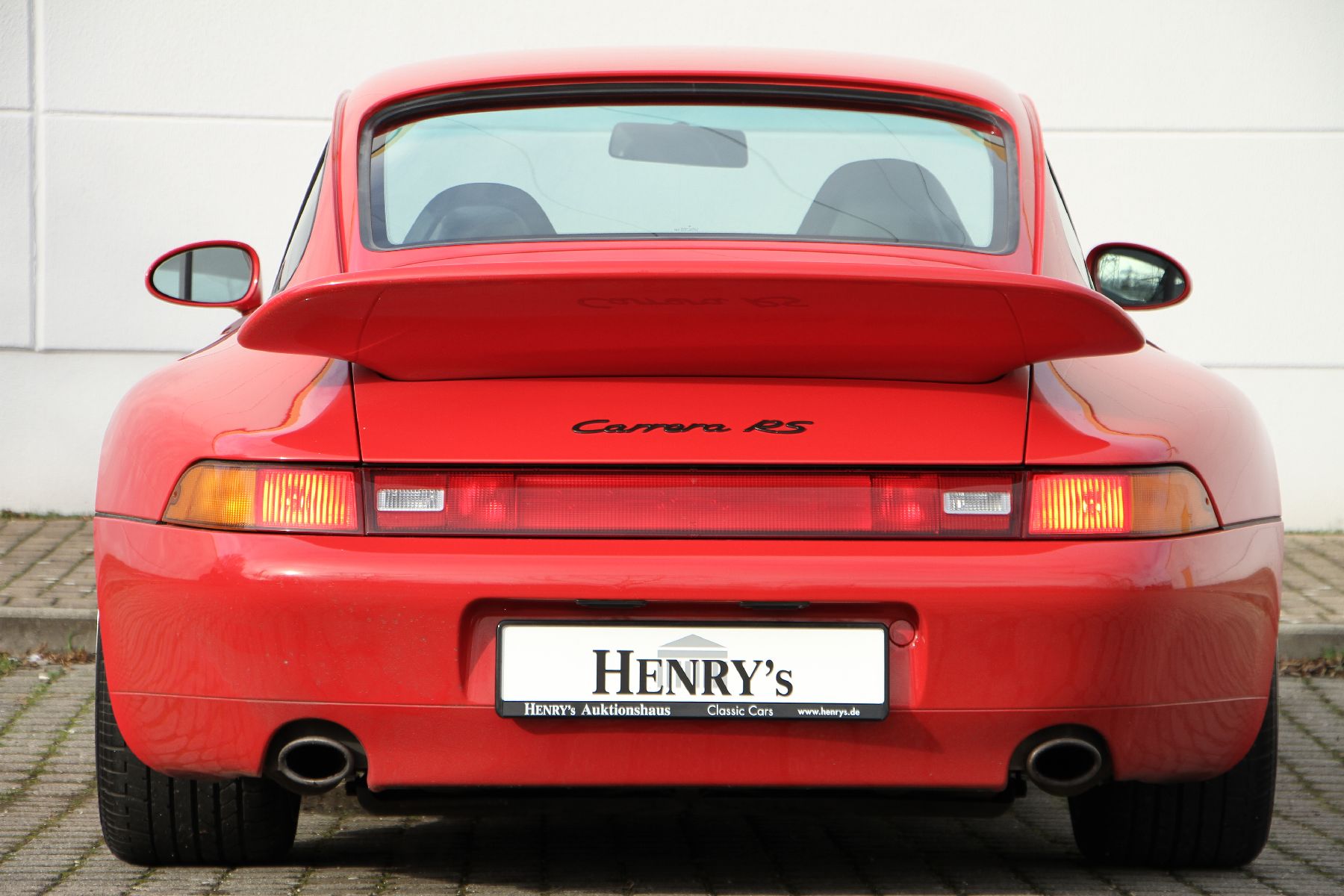 Detail d: Porsche 911 Carrera RS 993, Fahrgestellnummer: WP0ZZZ99ZTS390517, EZ 08/1995, 2. Hand, Erstzulassung als Vorführwagen, Laufleistung 23.400 km, HU ...