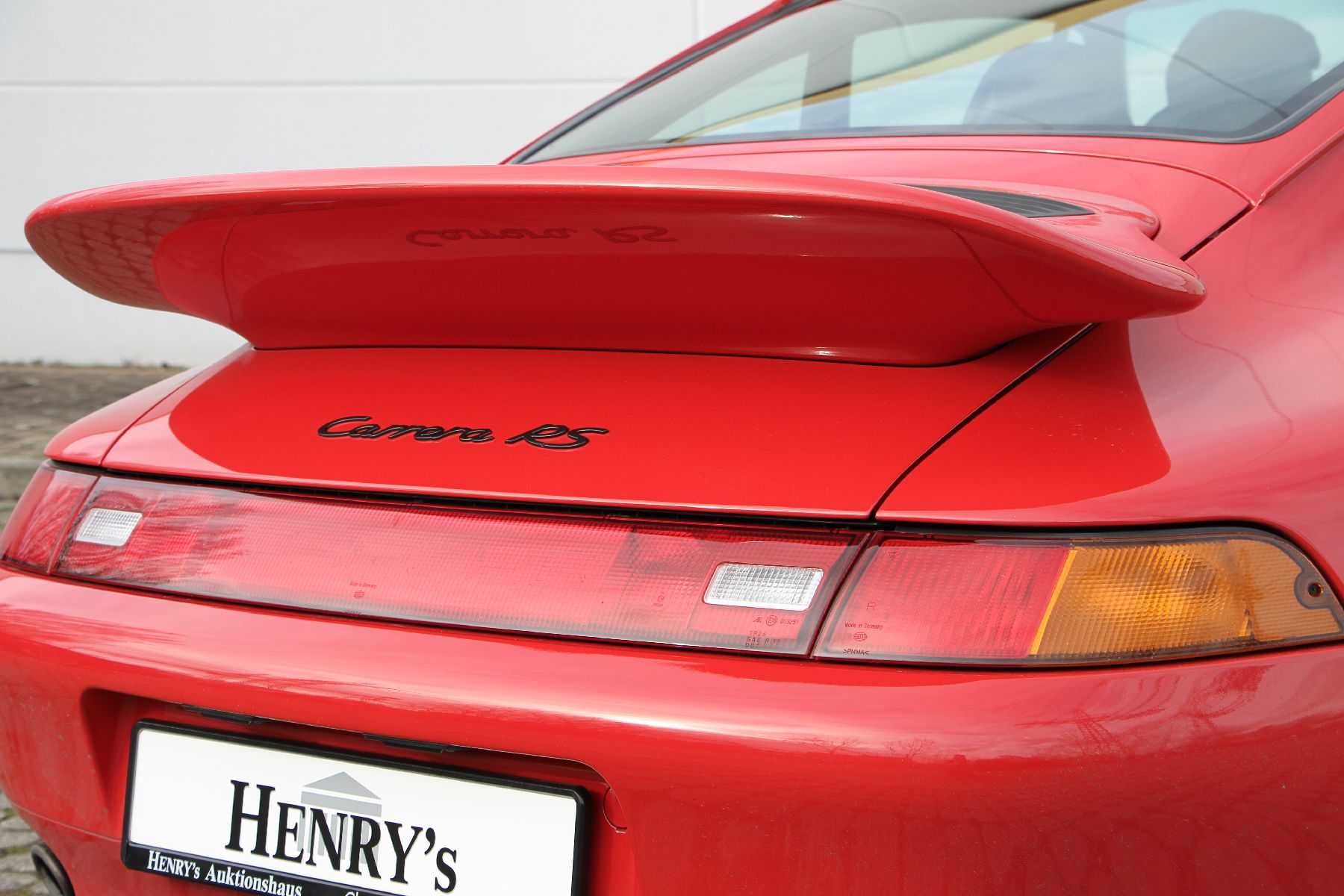 Detail e: Porsche 911 Carrera RS 993, Fahrgestellnummer: WP0ZZZ99ZTS390517, EZ 08/1995, 2. Hand, Erstzulassung als Vorführwagen, Laufleistung 23.400 km, HU ...