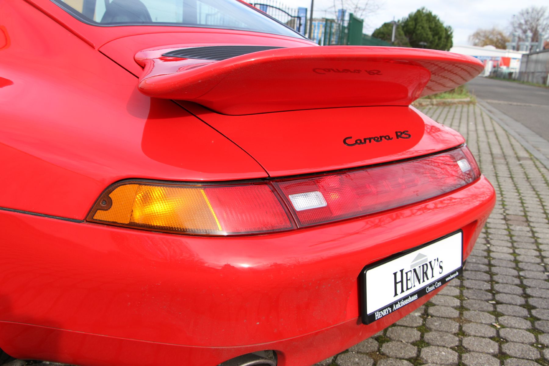 Detail i: Porsche 911 Carrera RS 993, Fahrgestellnummer: WP0ZZZ99ZTS390517, EZ 08/1995, 2. Hand, Erstzulassung als Vorführwagen, Laufleistung 23.400 km, HU ...